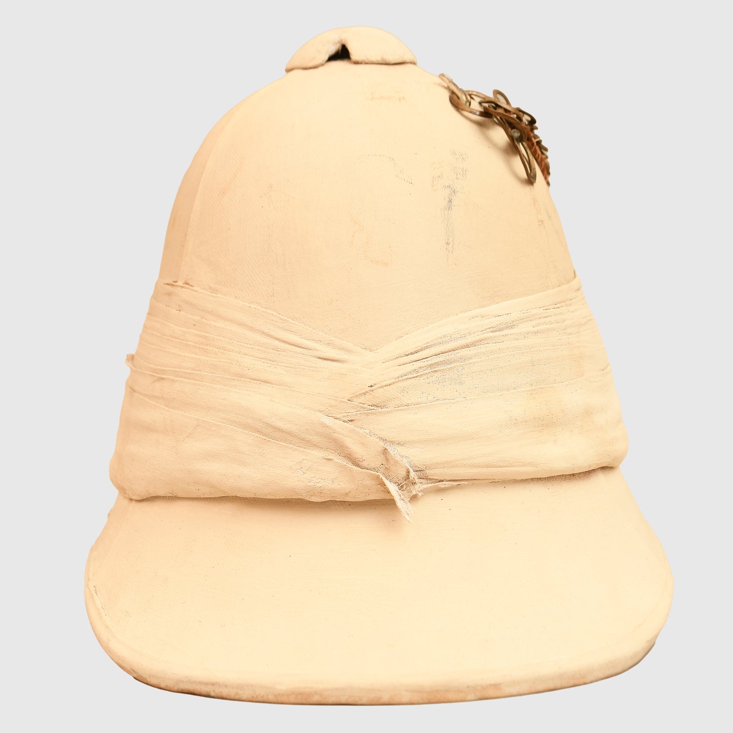 British Victorian Rorke’s Drift Era White Colonial Helmet