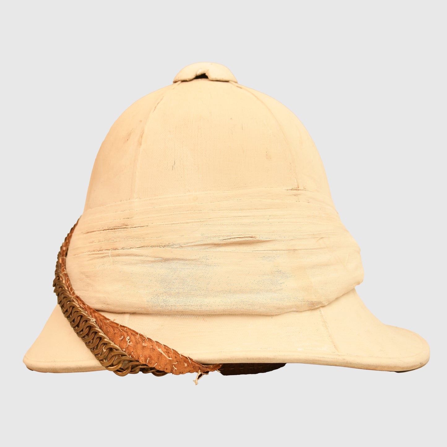 British Victorian Rorke’s Drift Era White Colonial Helmet