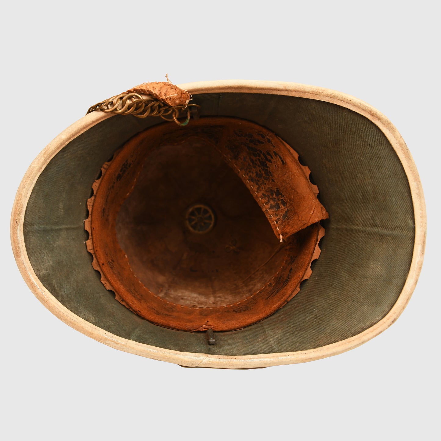 British Victorian Rorke’s Drift Era White Colonial Helmet