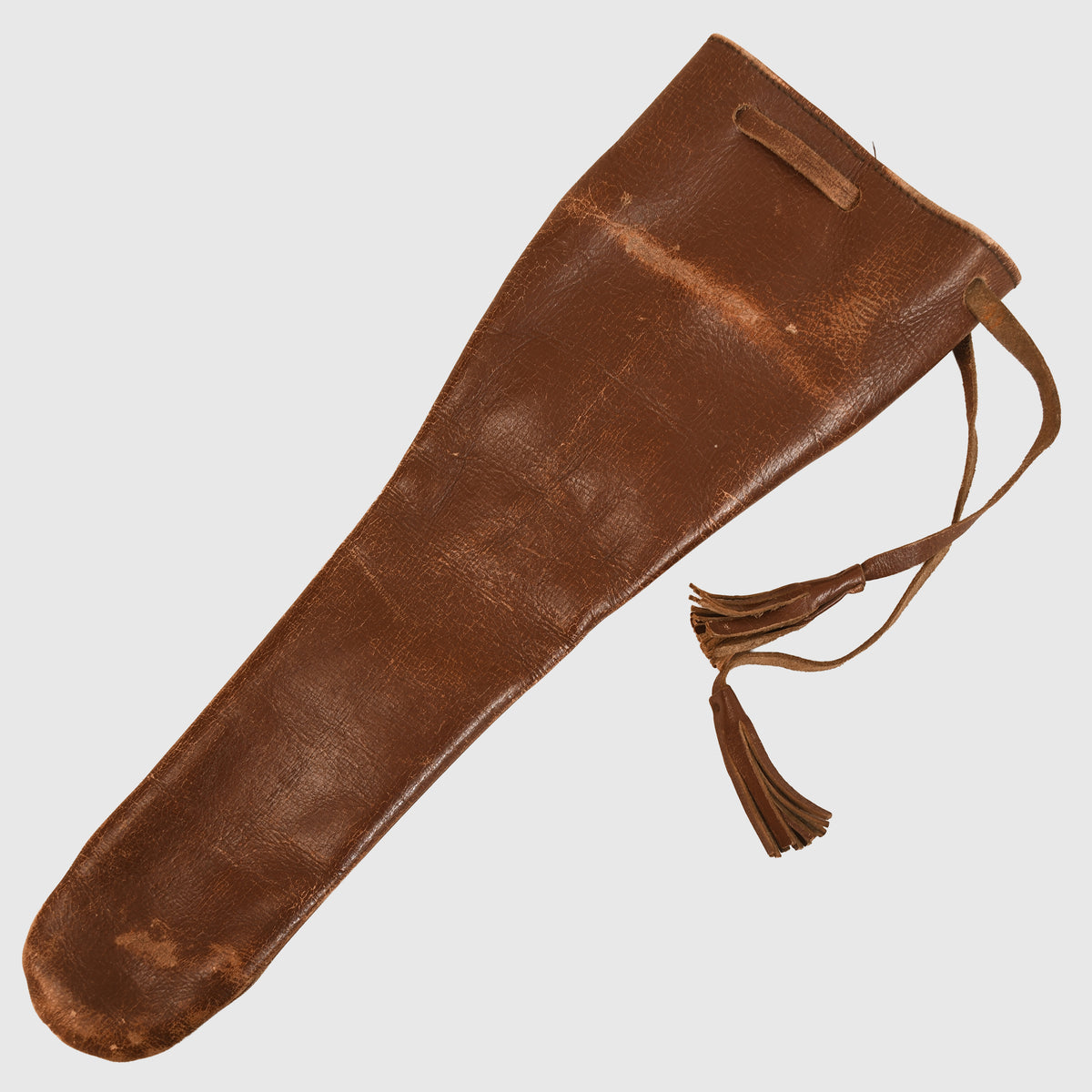 JAPANESE WWII OFFICERS LEATHER SWORD HILT COMBAT COVER