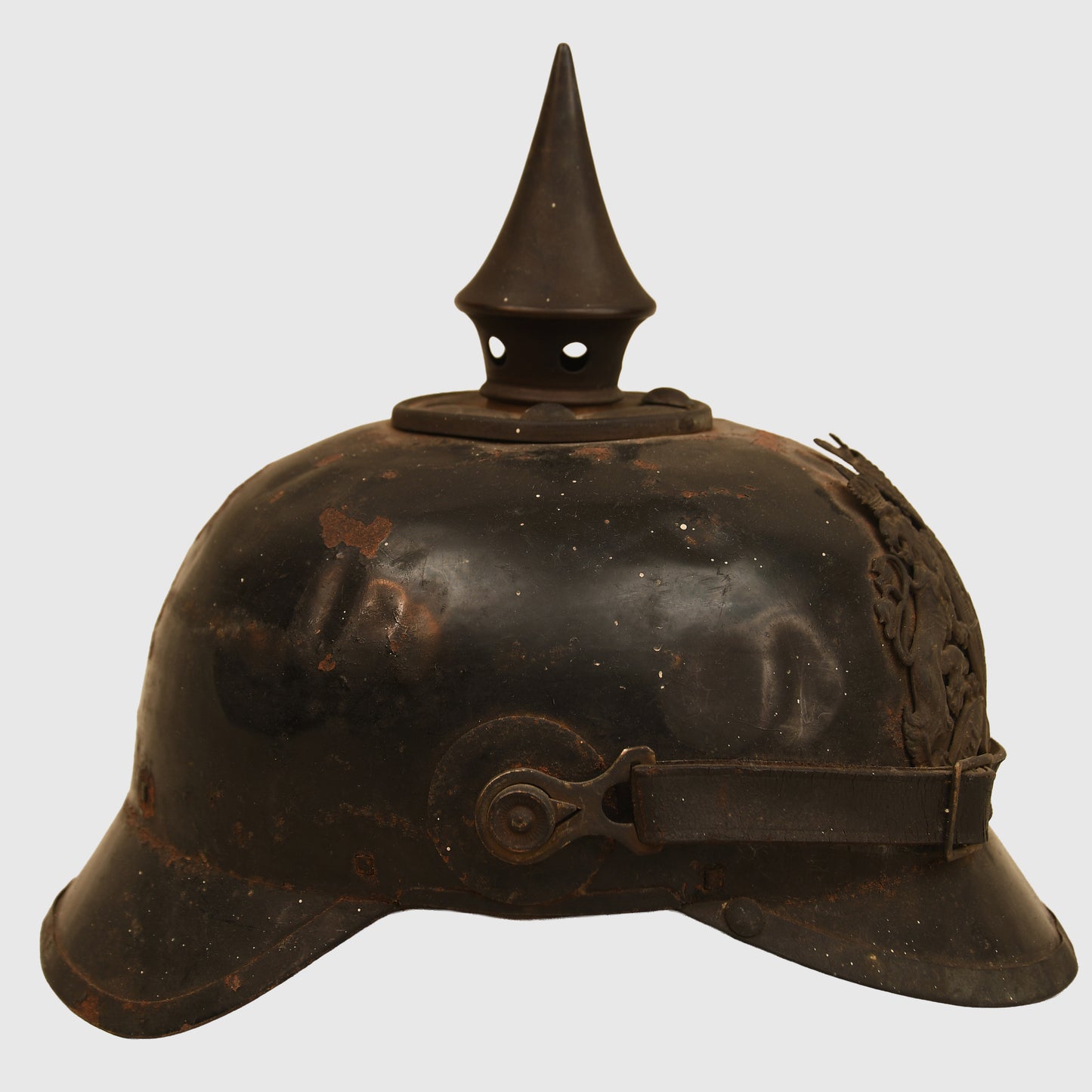 German WWI Bavarian Tin Pickelhaube