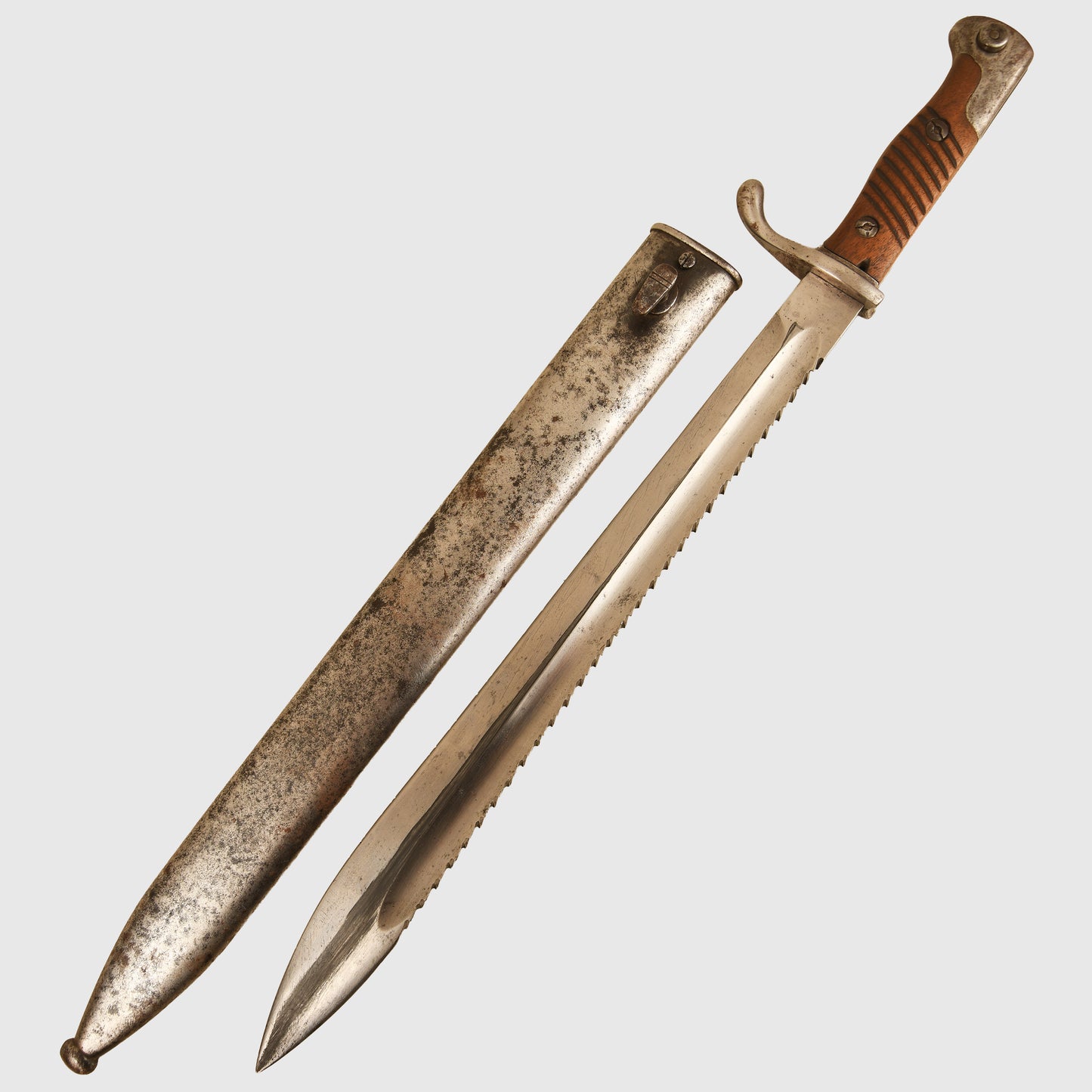 German WWI Saw Back Bayonet Display Piece