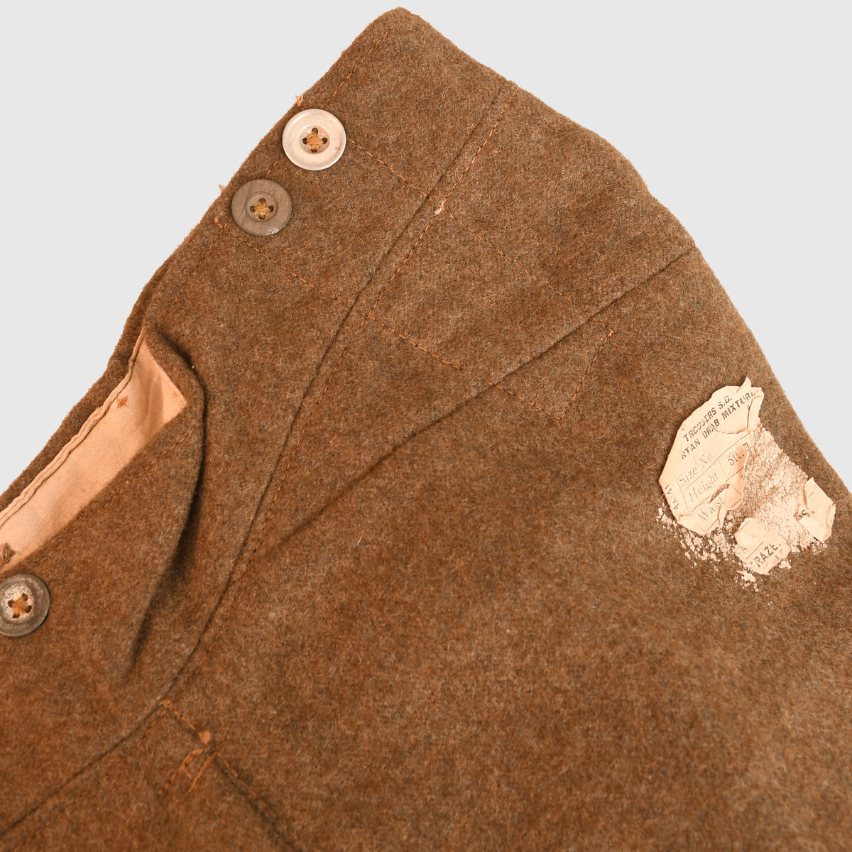 BRITISH WWI ENLISTED RANKS SERVICE DRESS TROUSERS