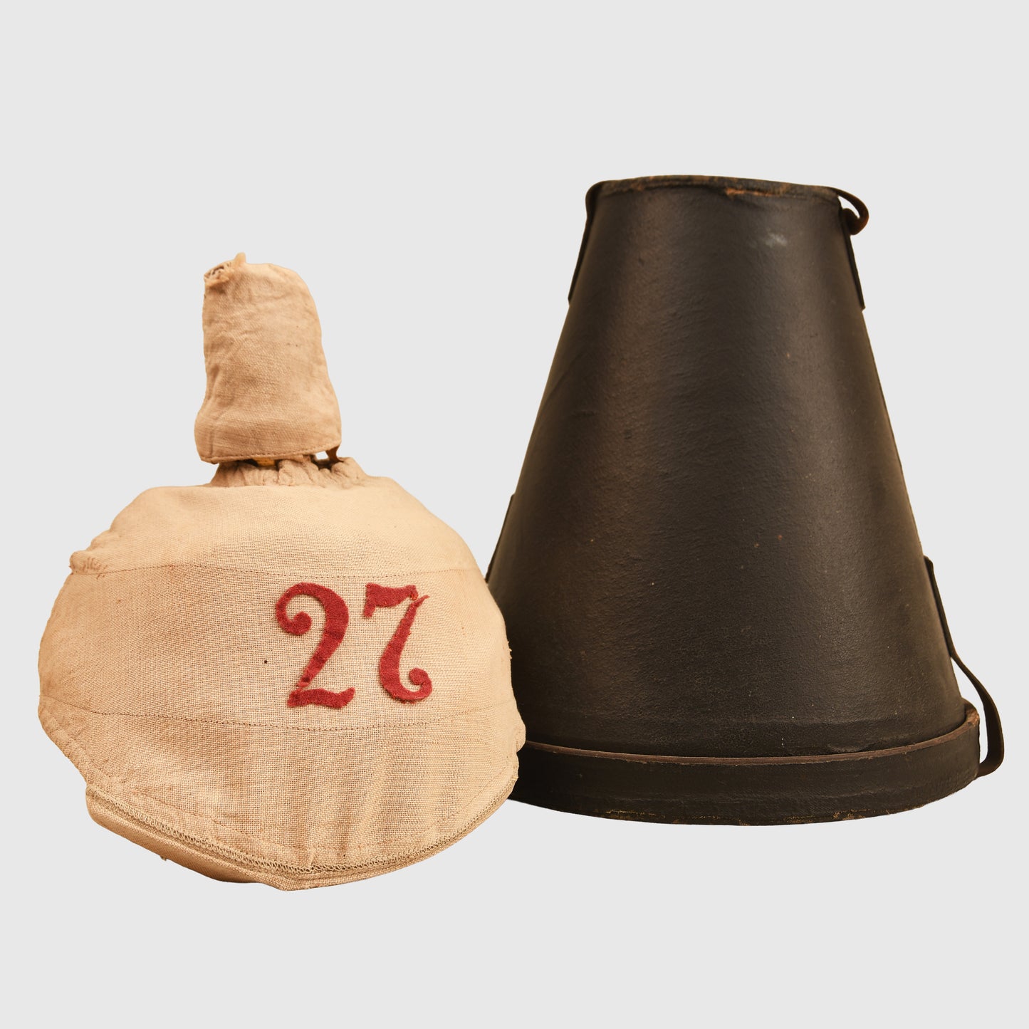 German WWI Hesse Field Artillery Regiment 27 NCO Pickelhaube, Cased
