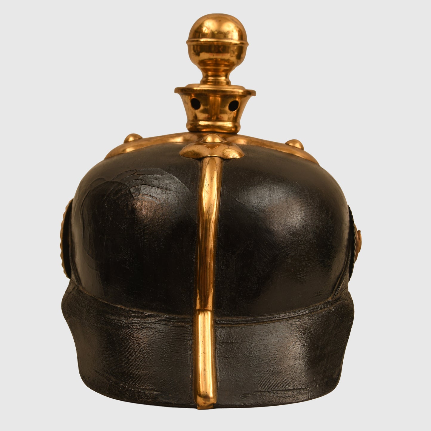 German WWI Hesse Field Artillery Regiment 27 NCO Pickelhaube, Cased