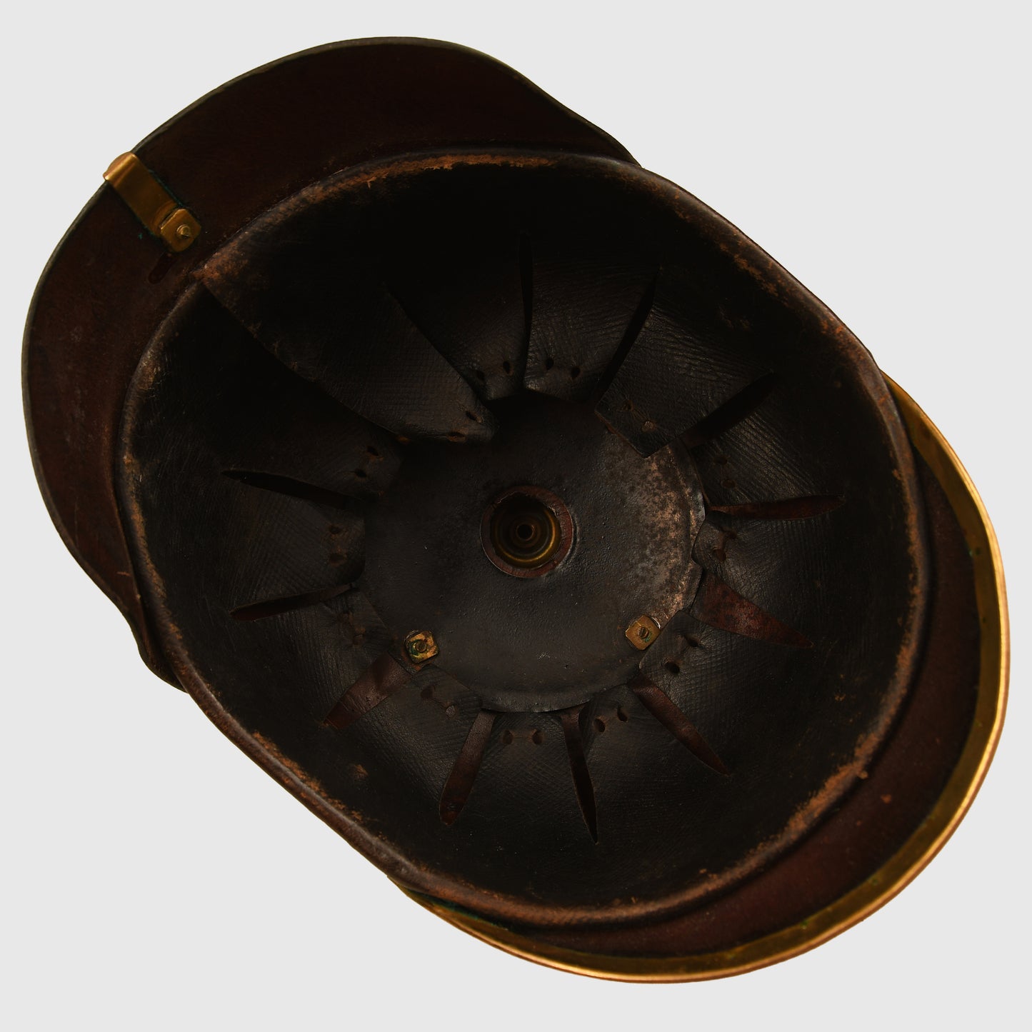 German WWI Hesse Field Artillery Regiment 27 NCO Pickelhaube, Cased