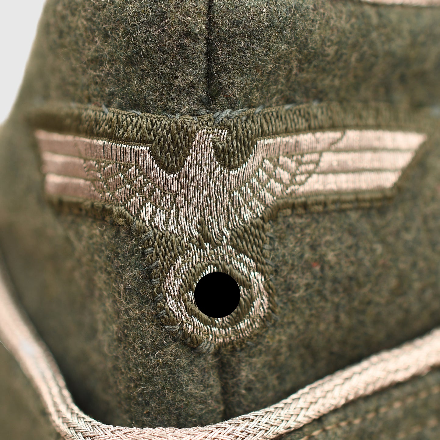 German WWII Smoke Troop Officers Overseas Cap