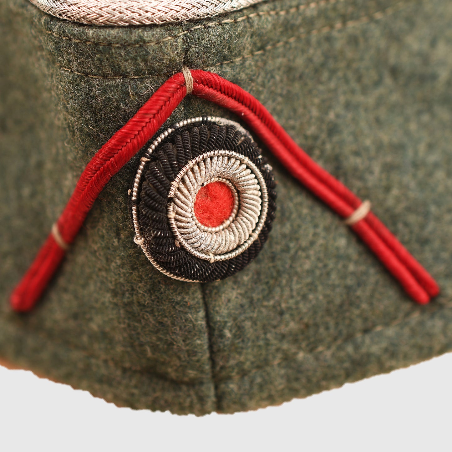 German WWII Smoke Troop Officers Overseas Cap