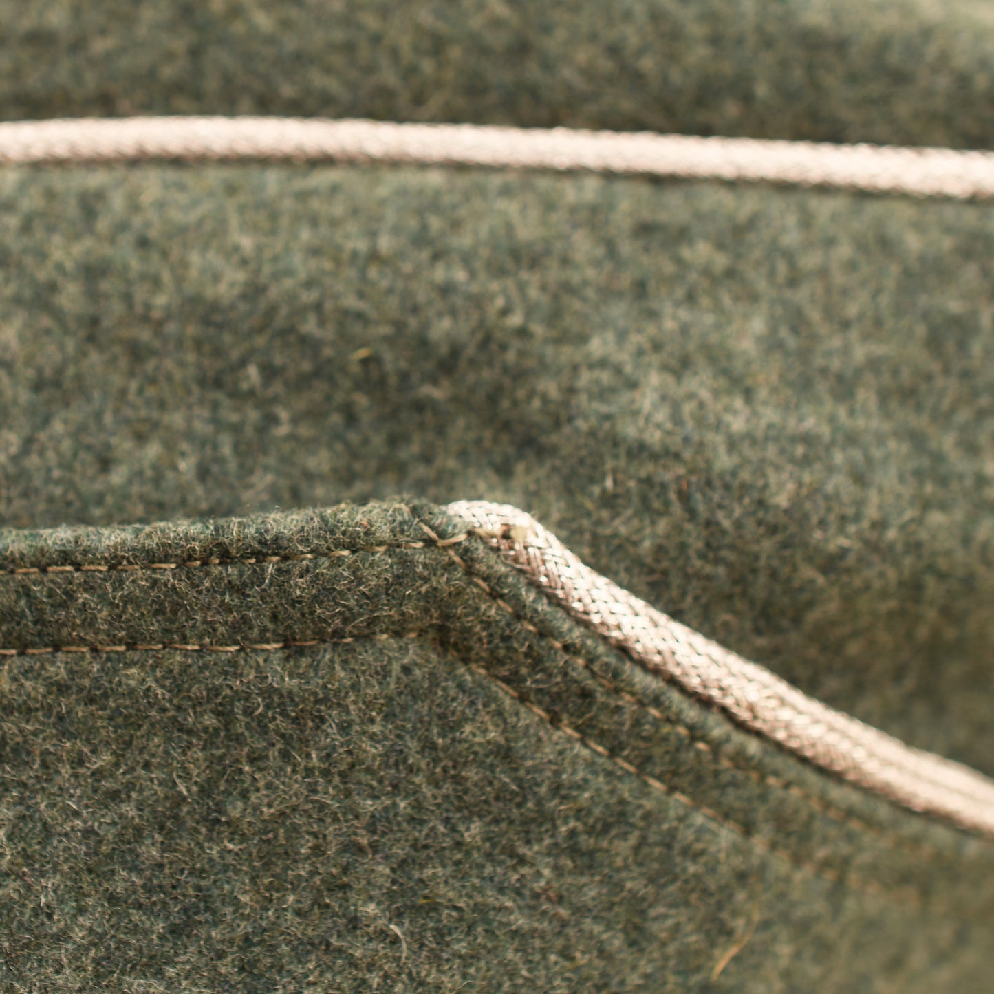 German WWII Smoke Troop Officers Overseas Cap