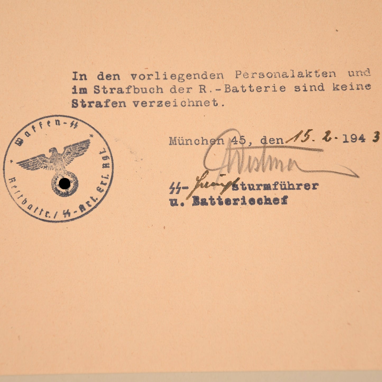 German WWII Leibstandarte Adolf Hitler Complete File