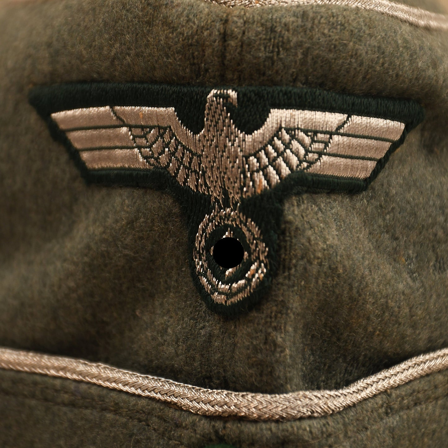 German WWII Army Administration Officers Overseas Cap