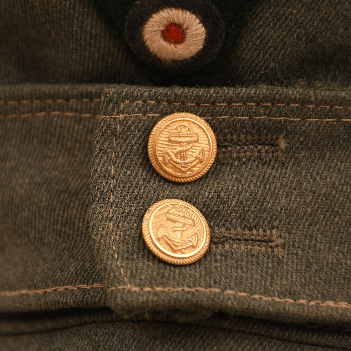 German WWII Coastal Artillery Officers M.43 Cap
