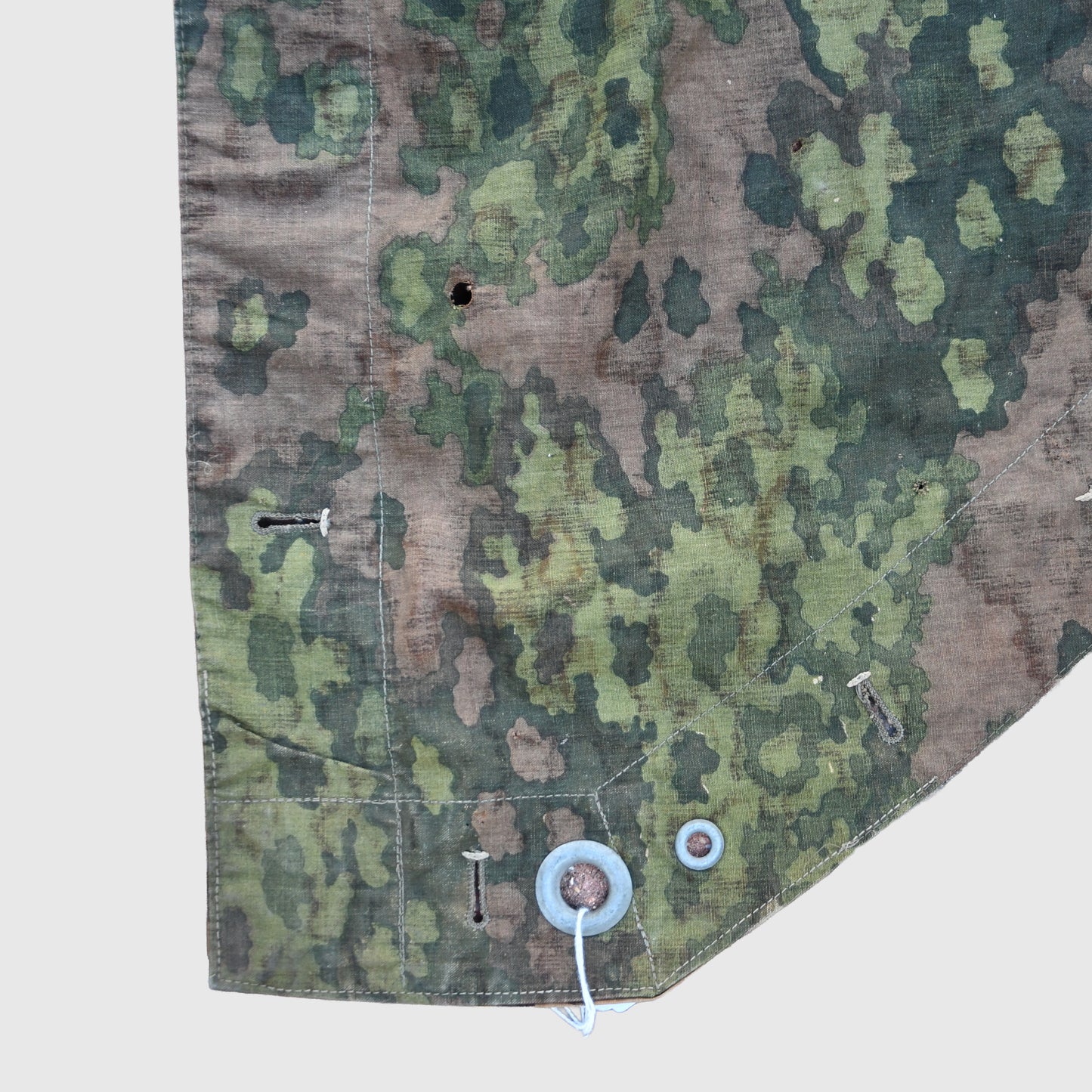 German WWII Waffen SS Camouflage Poncho Misprint