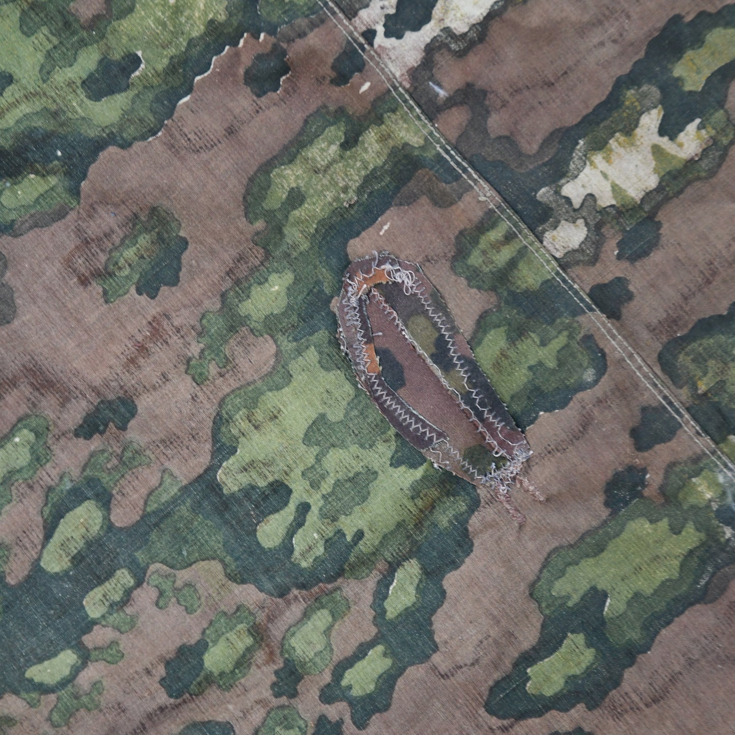 German WWII Waffen SS Camouflage Poncho Misprint