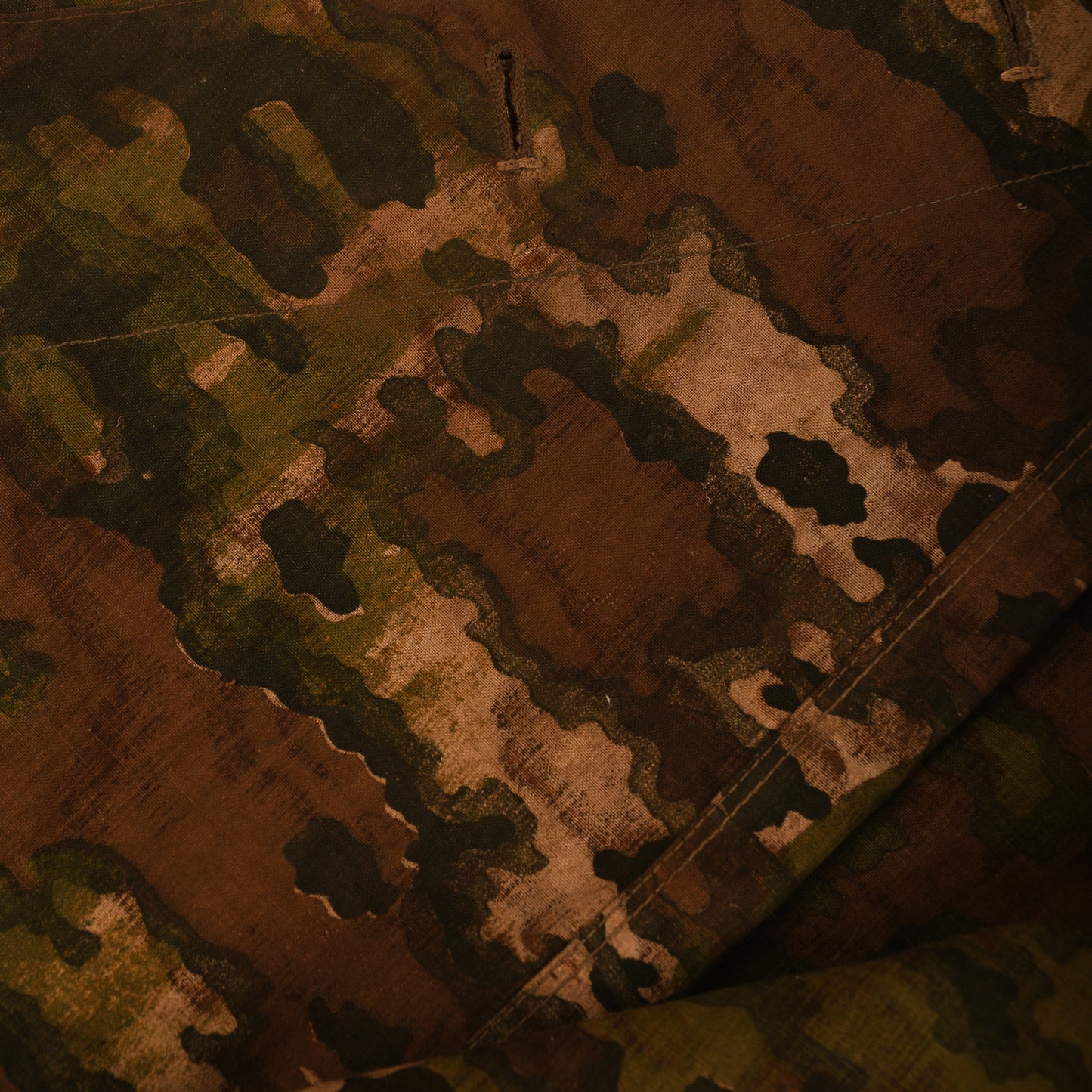 German WWII Waffen SS Camouflage Poncho Misprint