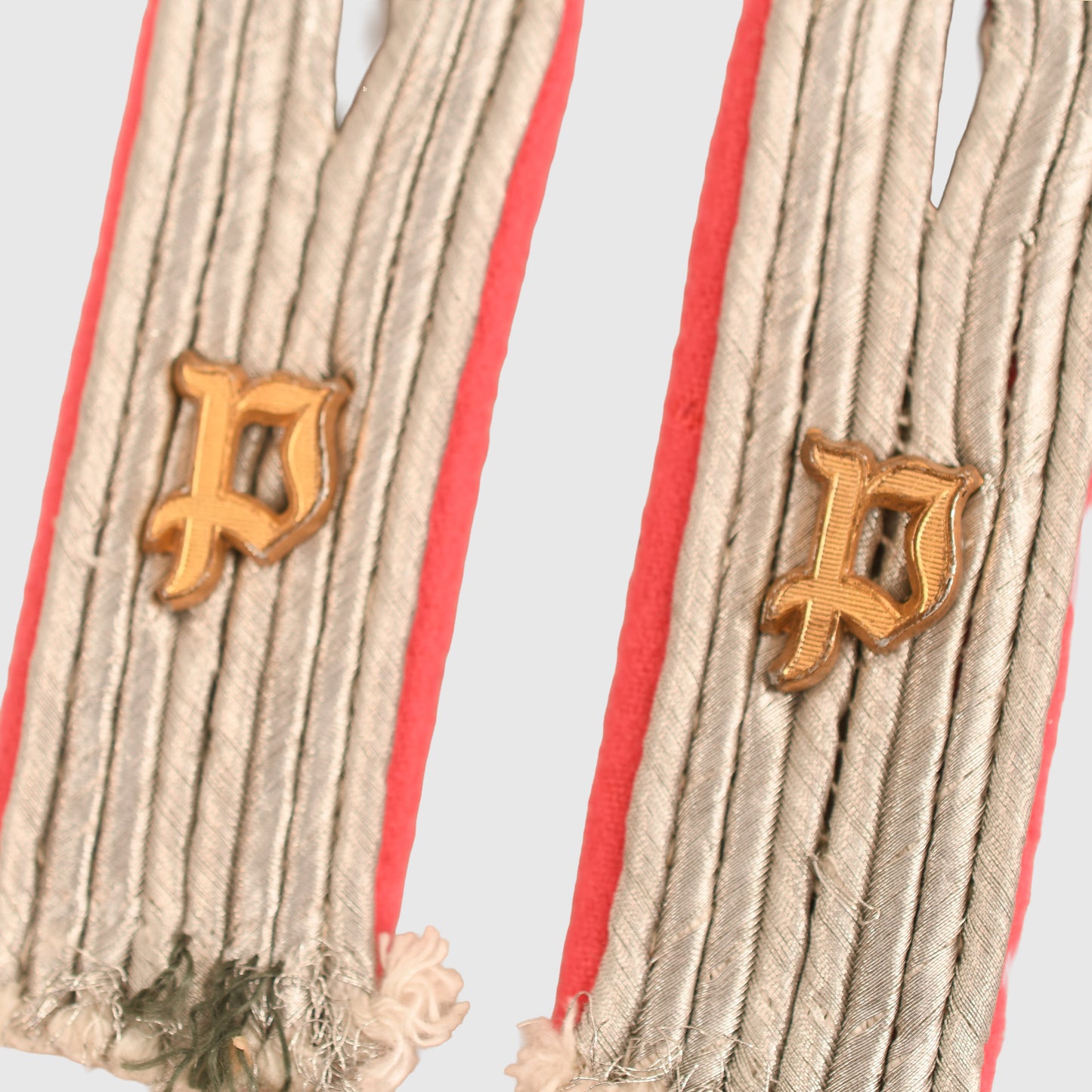 German WWII Army Panzer Leutnant’s Shoulder Boards