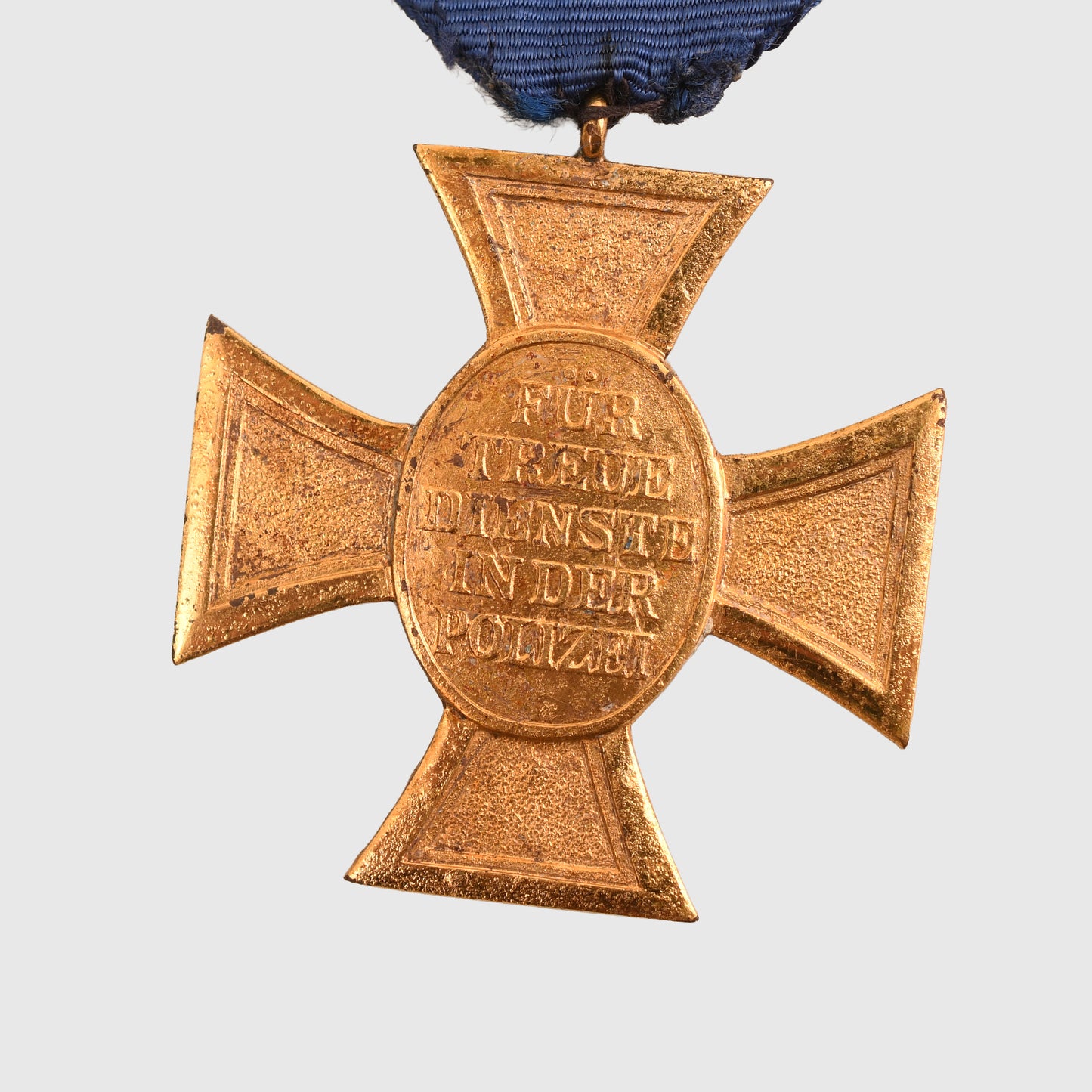 German WWII Police 25 Year Long Service Cross in Gold