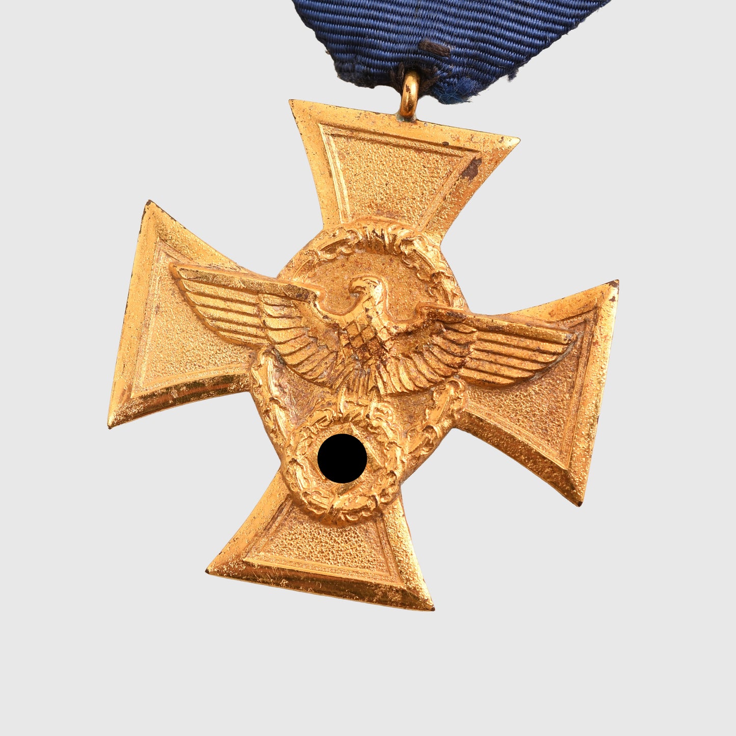 German WWII Police 25 Year Long Service Cross in Gold