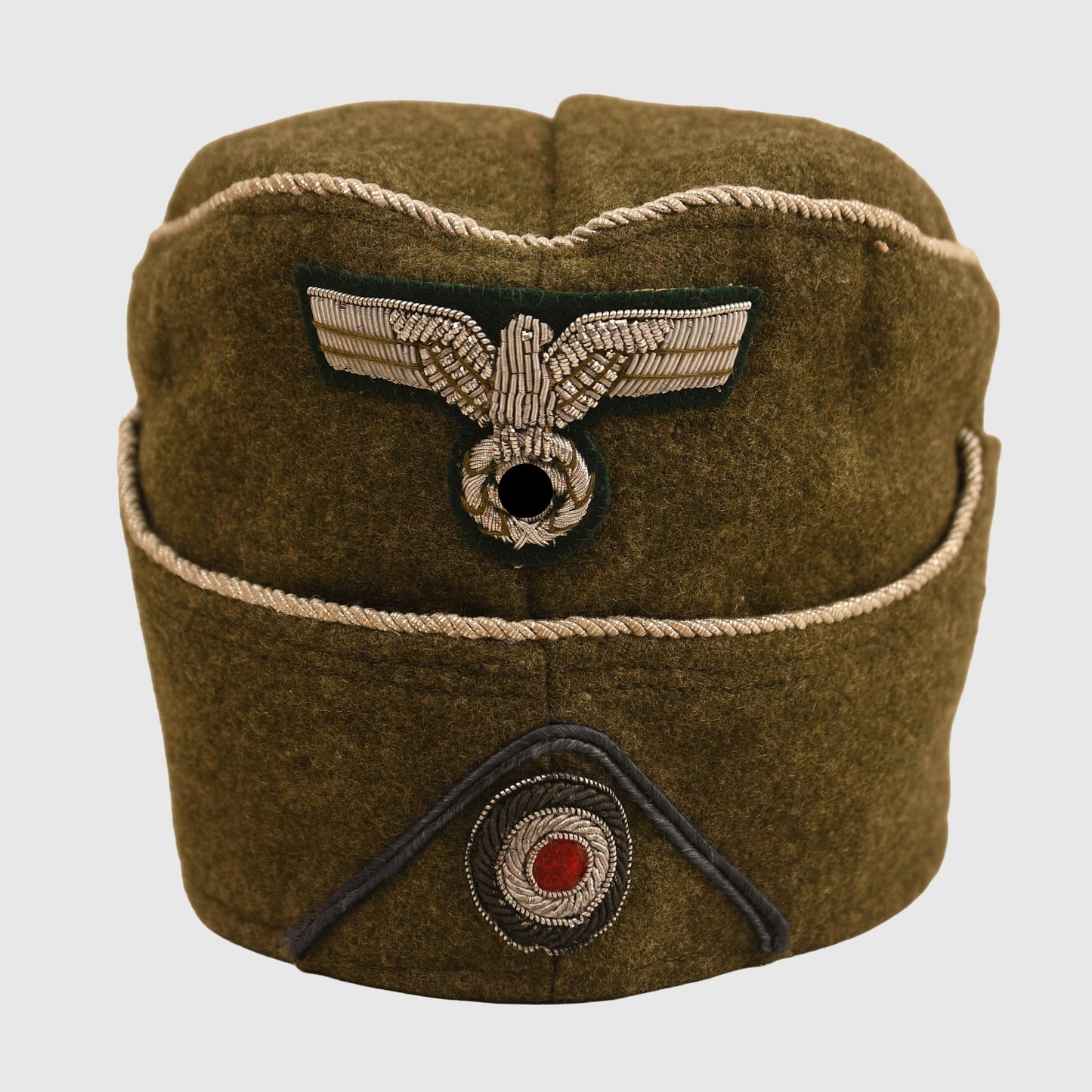 German WWII Army Transport Officers Overseas Cap