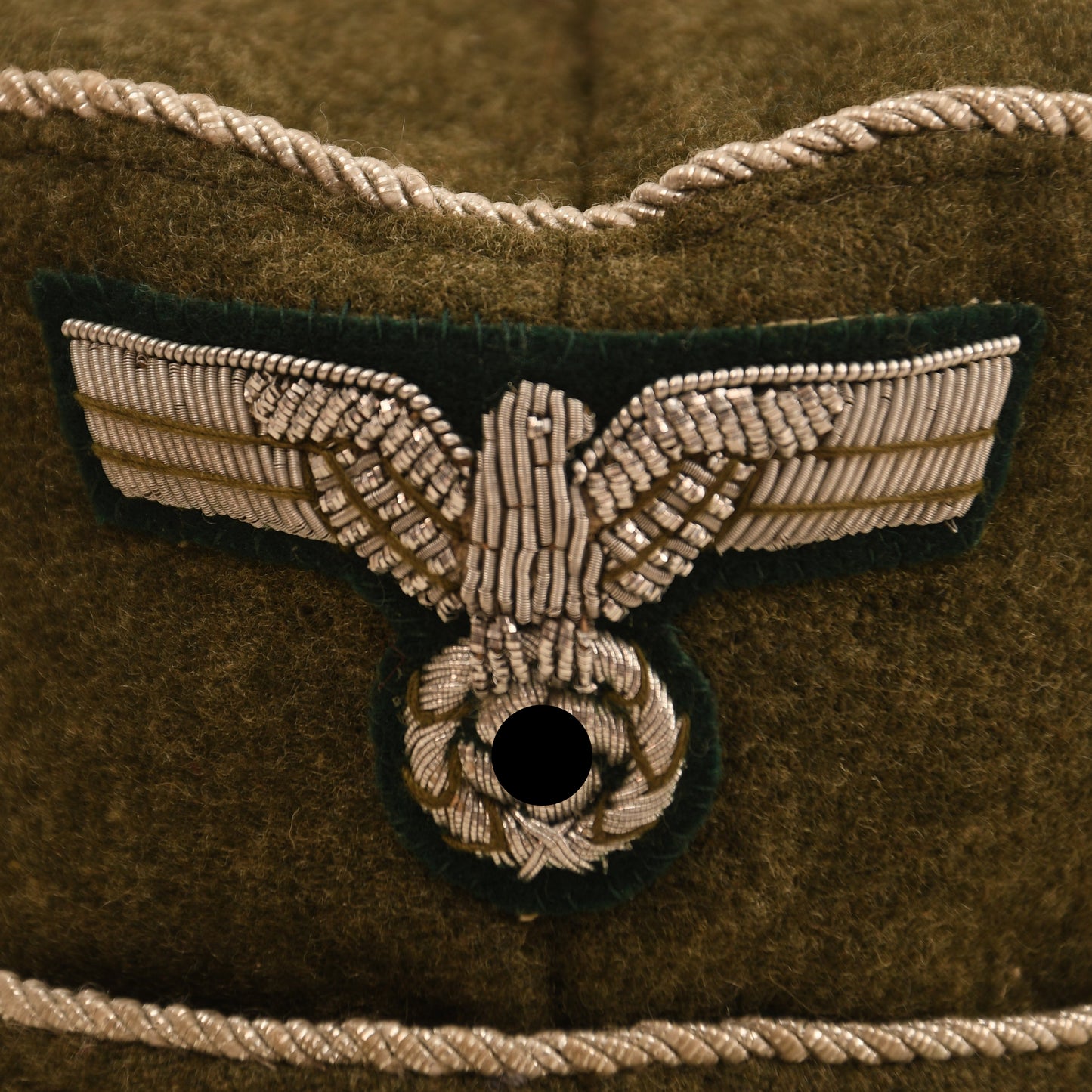 German WWII Army Transport Officers Overseas Cap
