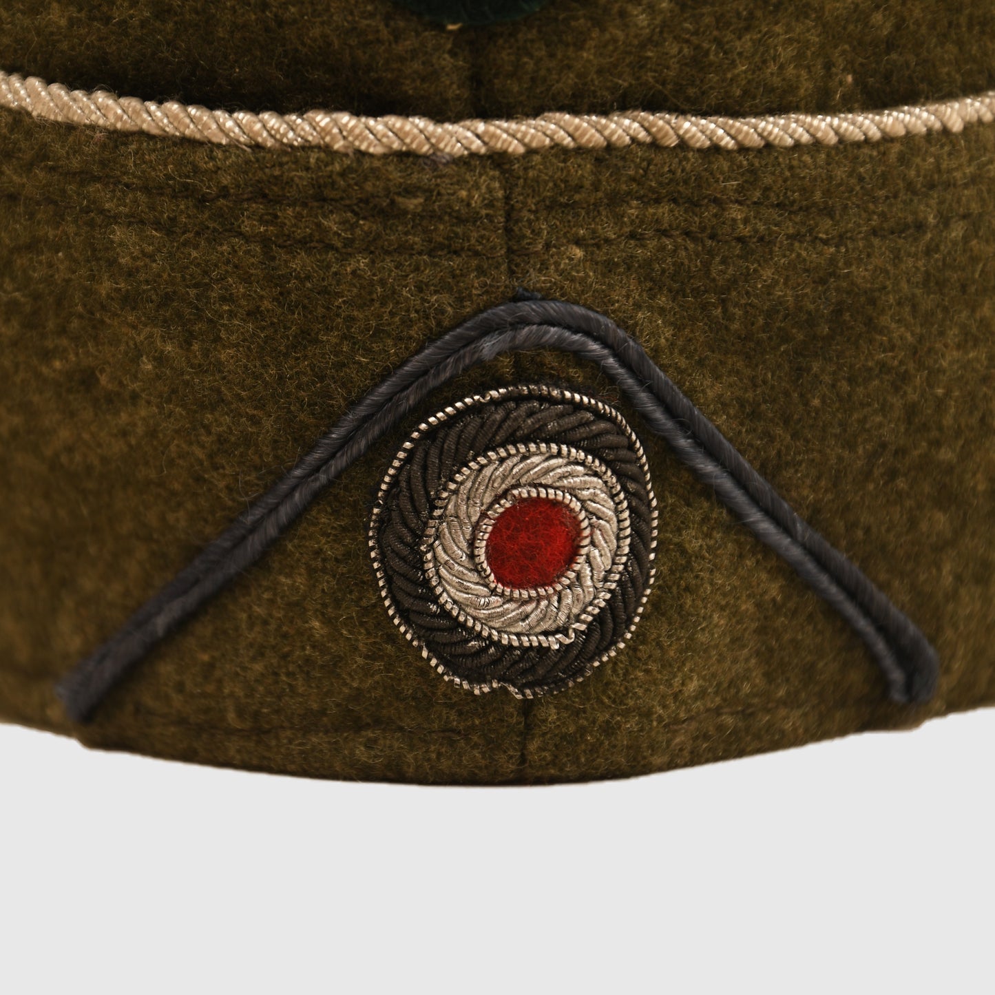 German WWII Army Transport Officers Overseas Cap