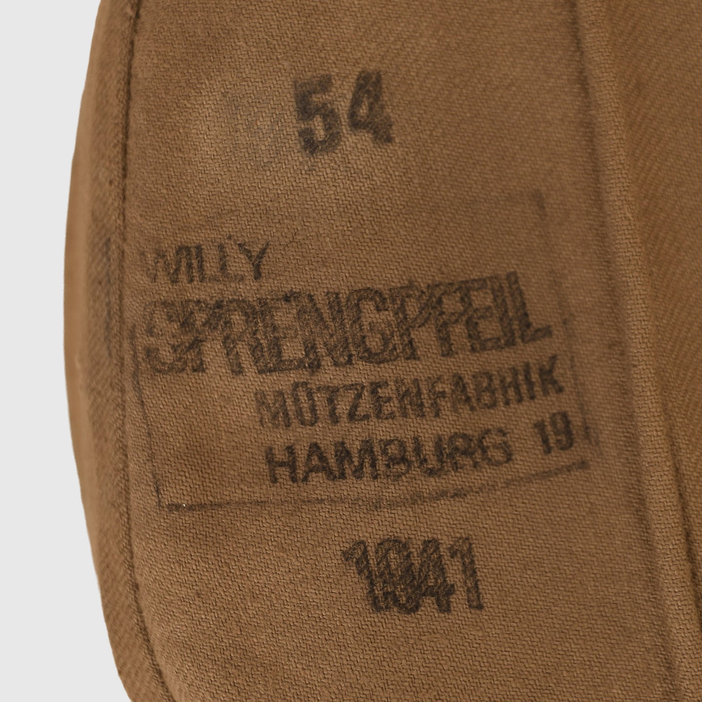 German WWII Army Transport Officers Overseas Cap