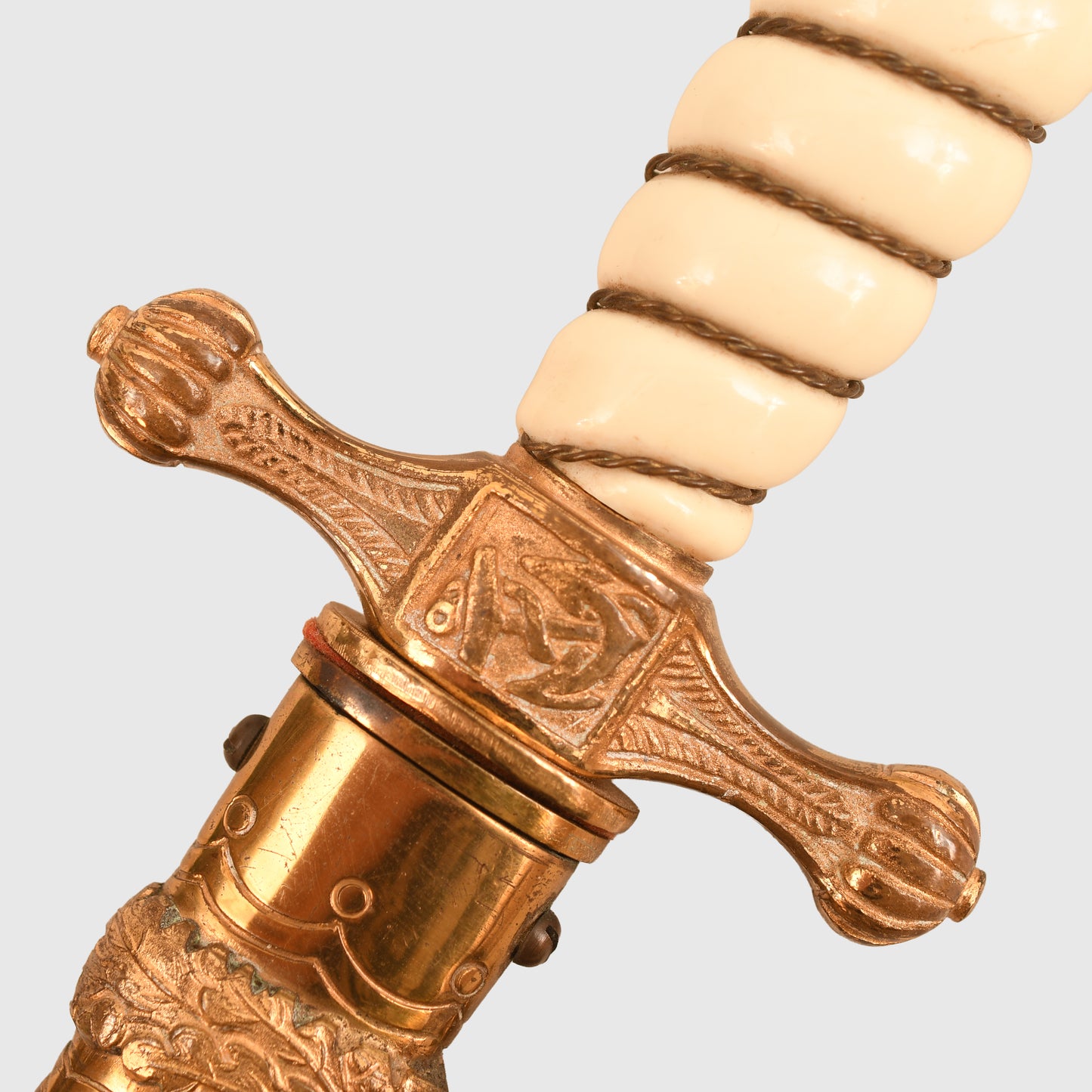 GERMAN WWII NAVAL OFFICERS DISPLAY PIECE WITH STRAPS