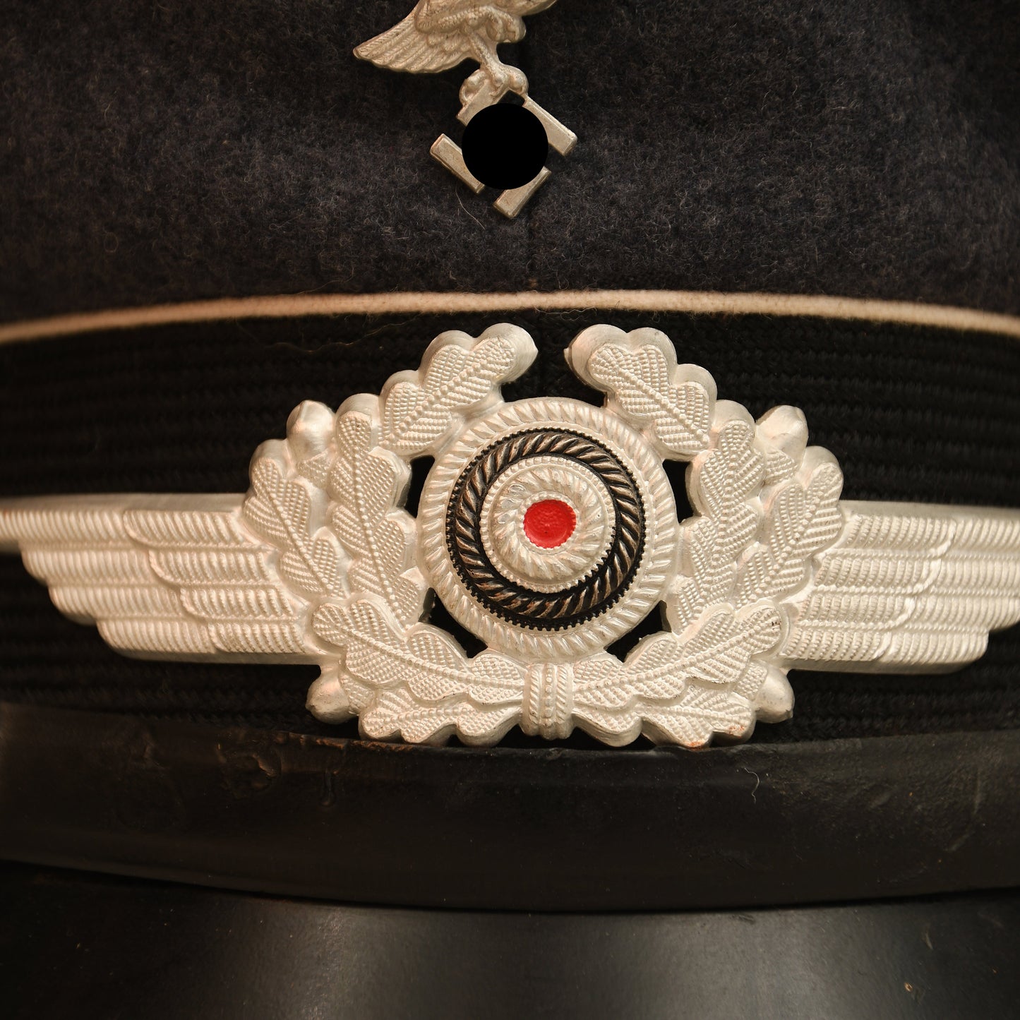 German WWII Luftwaffe Hermann Göring Division Visor Cap