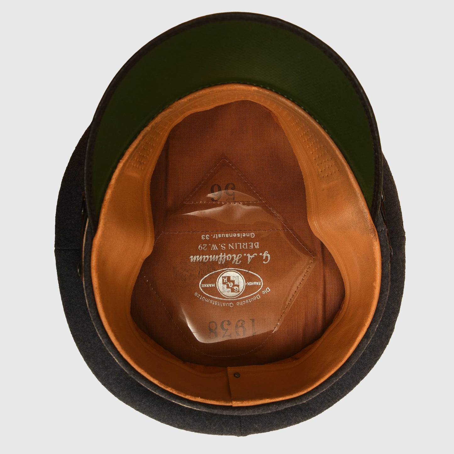 German WWII Luftwaffe Hermann Göring Division Visor Cap