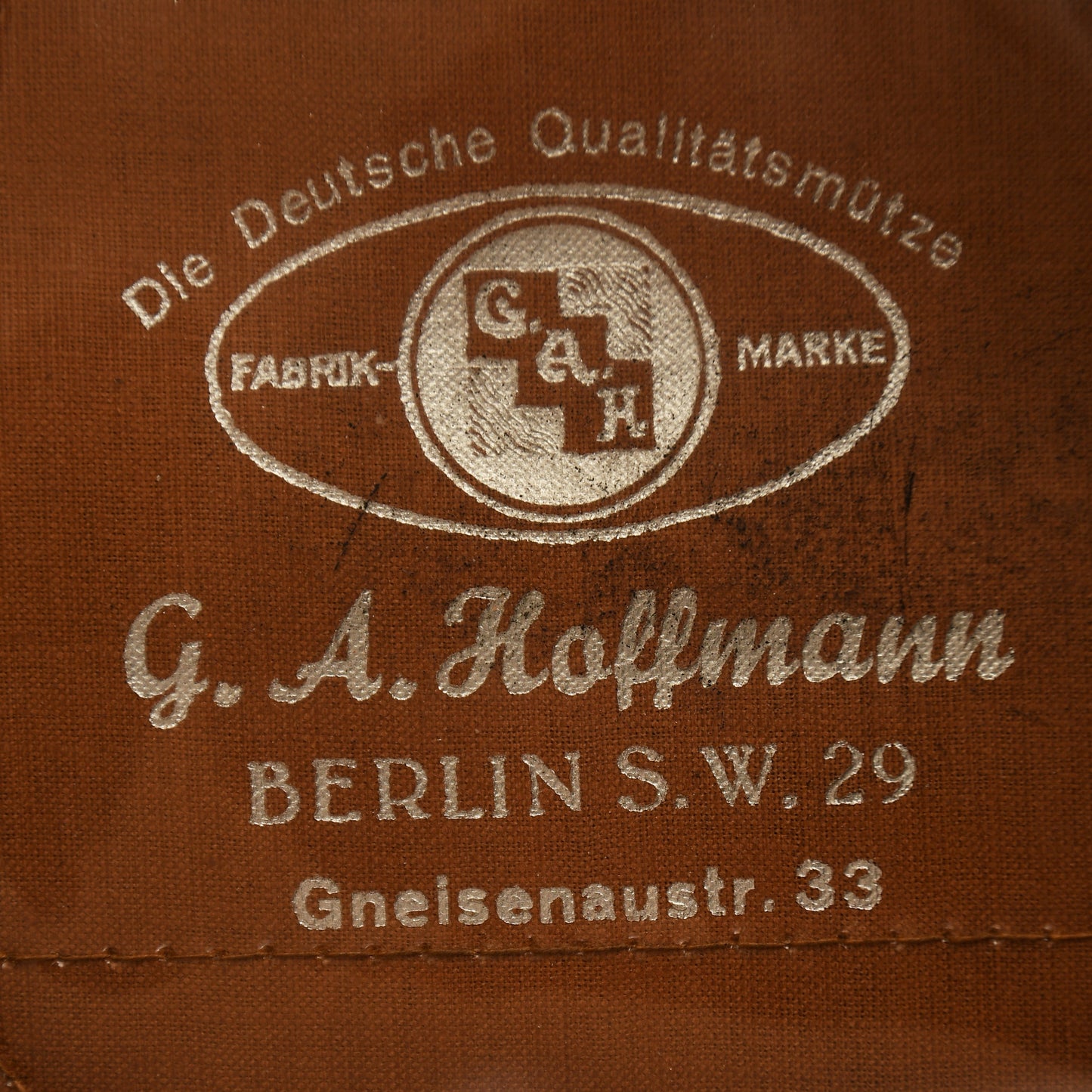 German WWII Luftwaffe Hermann Göring Division Visor Cap