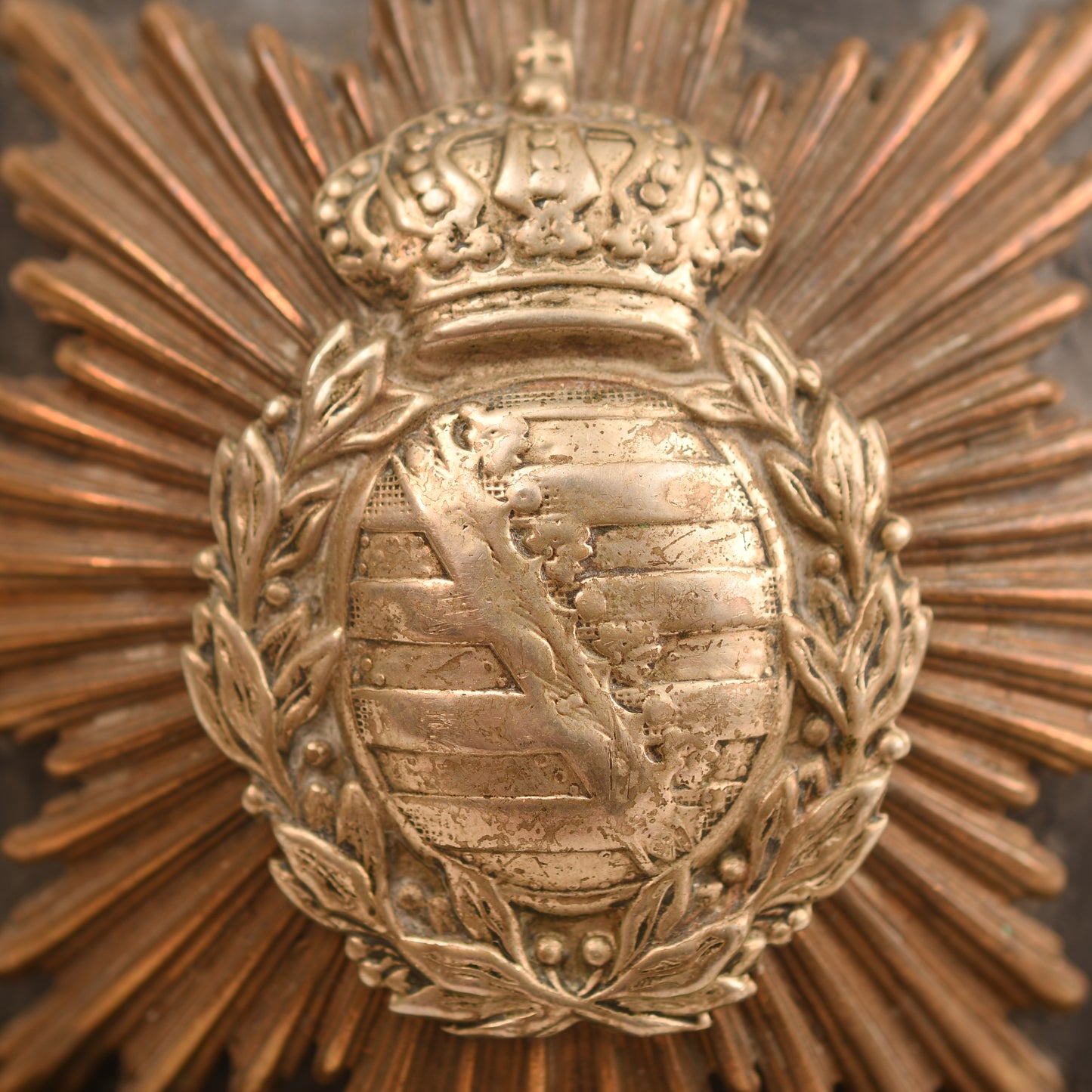 German WWI Saxon Regiment 106 Model 1887 Pickelhaube