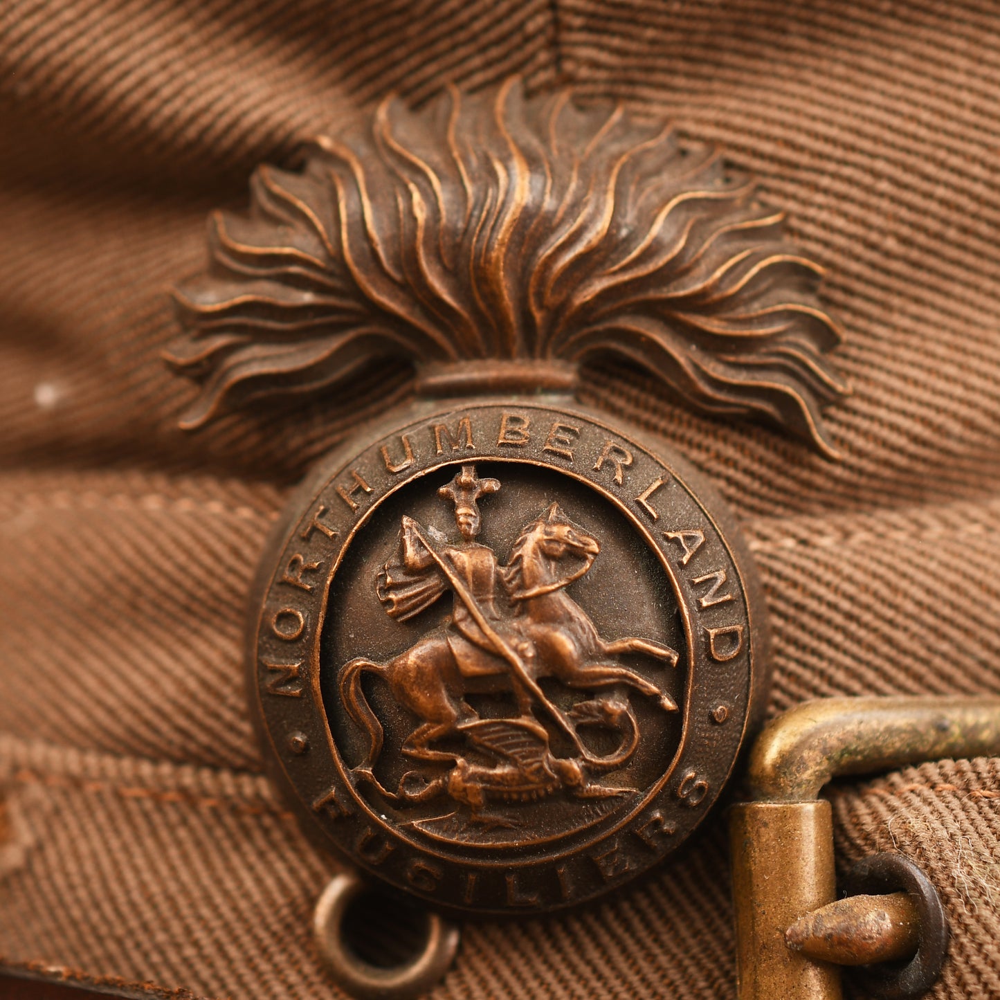 British WWI Royal Northumberland Fusiliers Officer’s Trench Cap