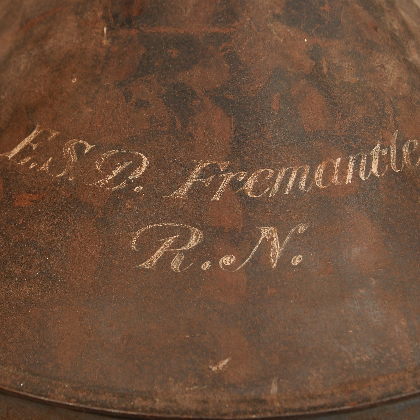 British WWII Royal Navy D-Day Officer's Foreign Service Helmet