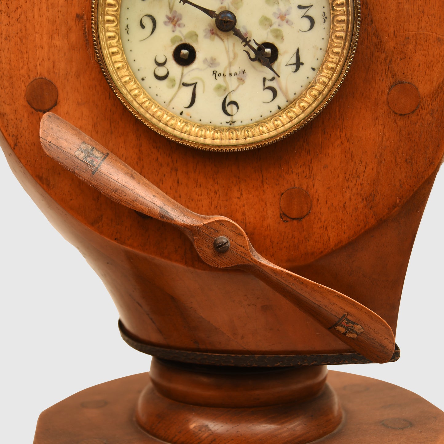 German WWI Impressive German Aviation Carved Wood Stand