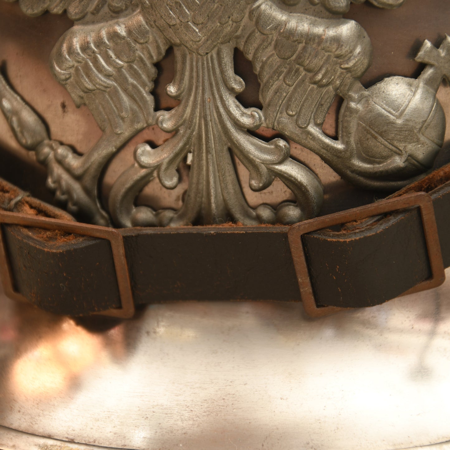 German WWI Cuirassier Lobster Tail Helmet