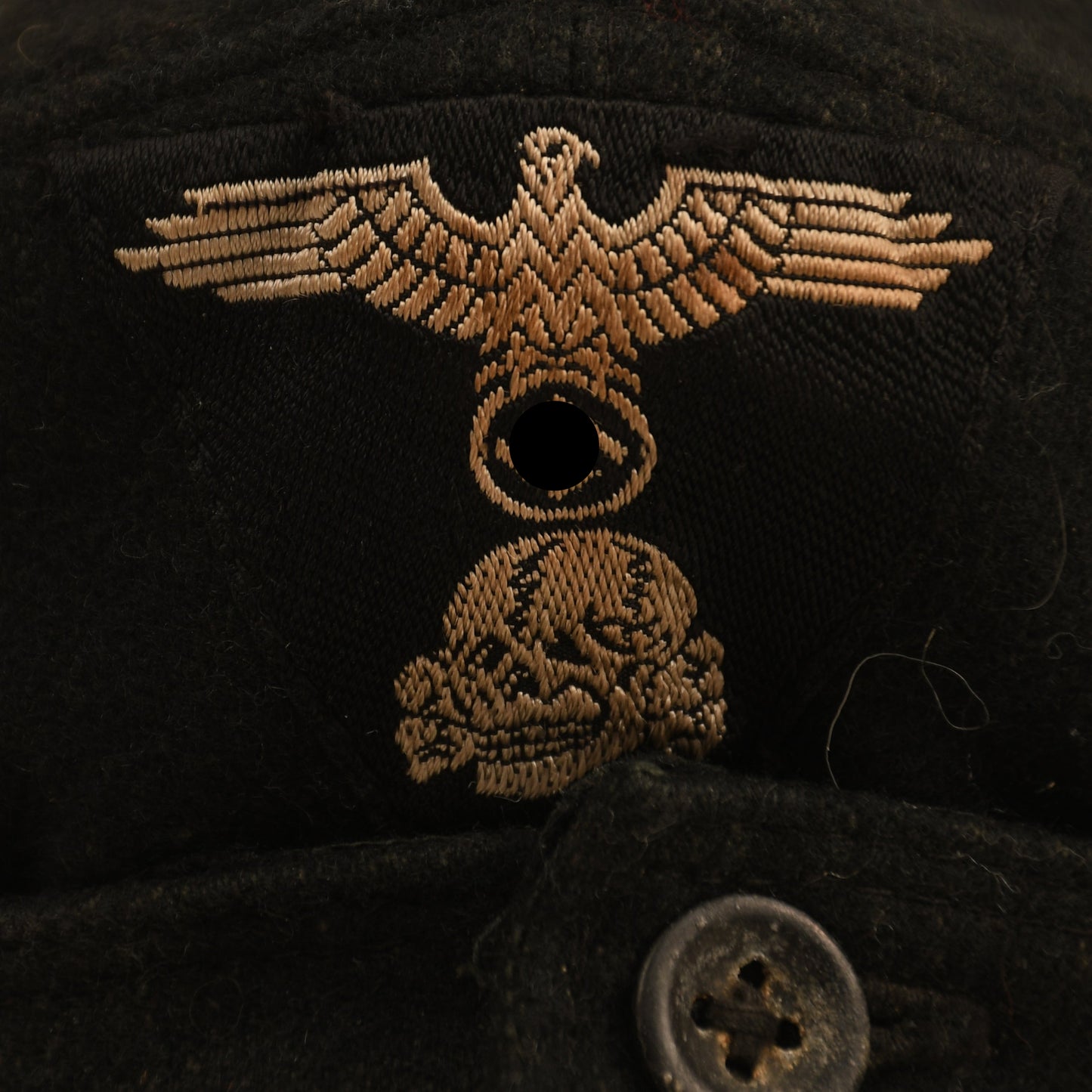 German WWII Waffen SS Panzer M43 Cap