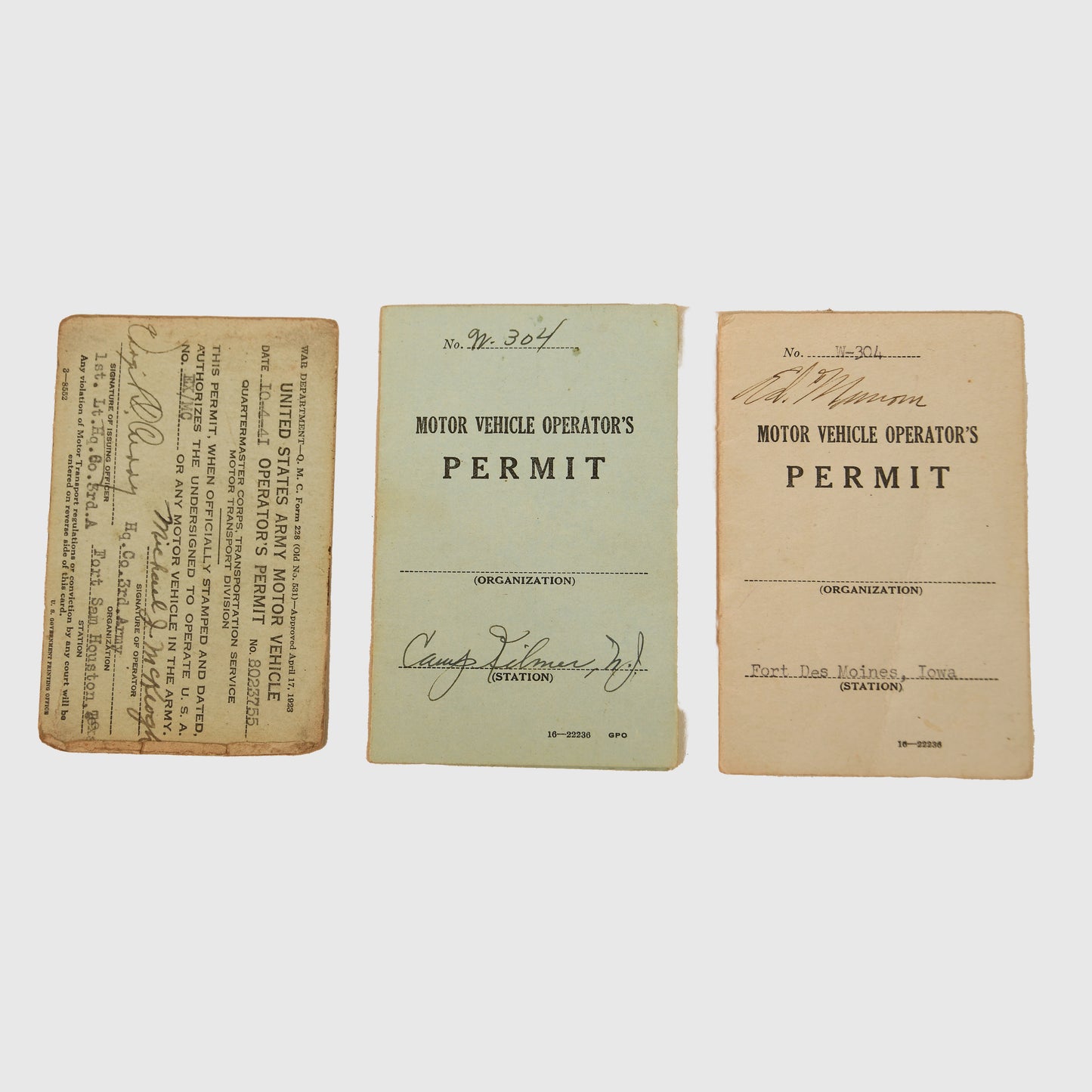 US WWII General Eisenhower Aide Grouping