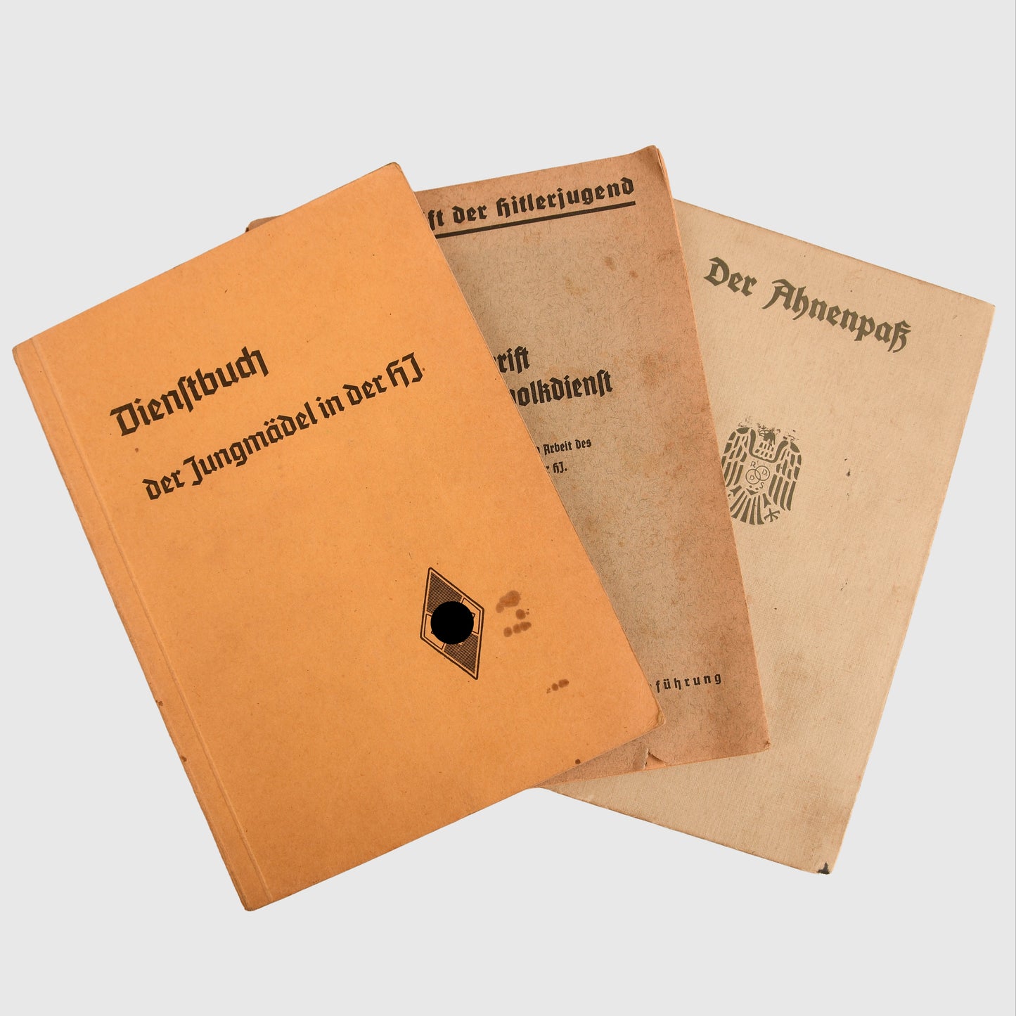 German WWII Hitler Youth Paperwork