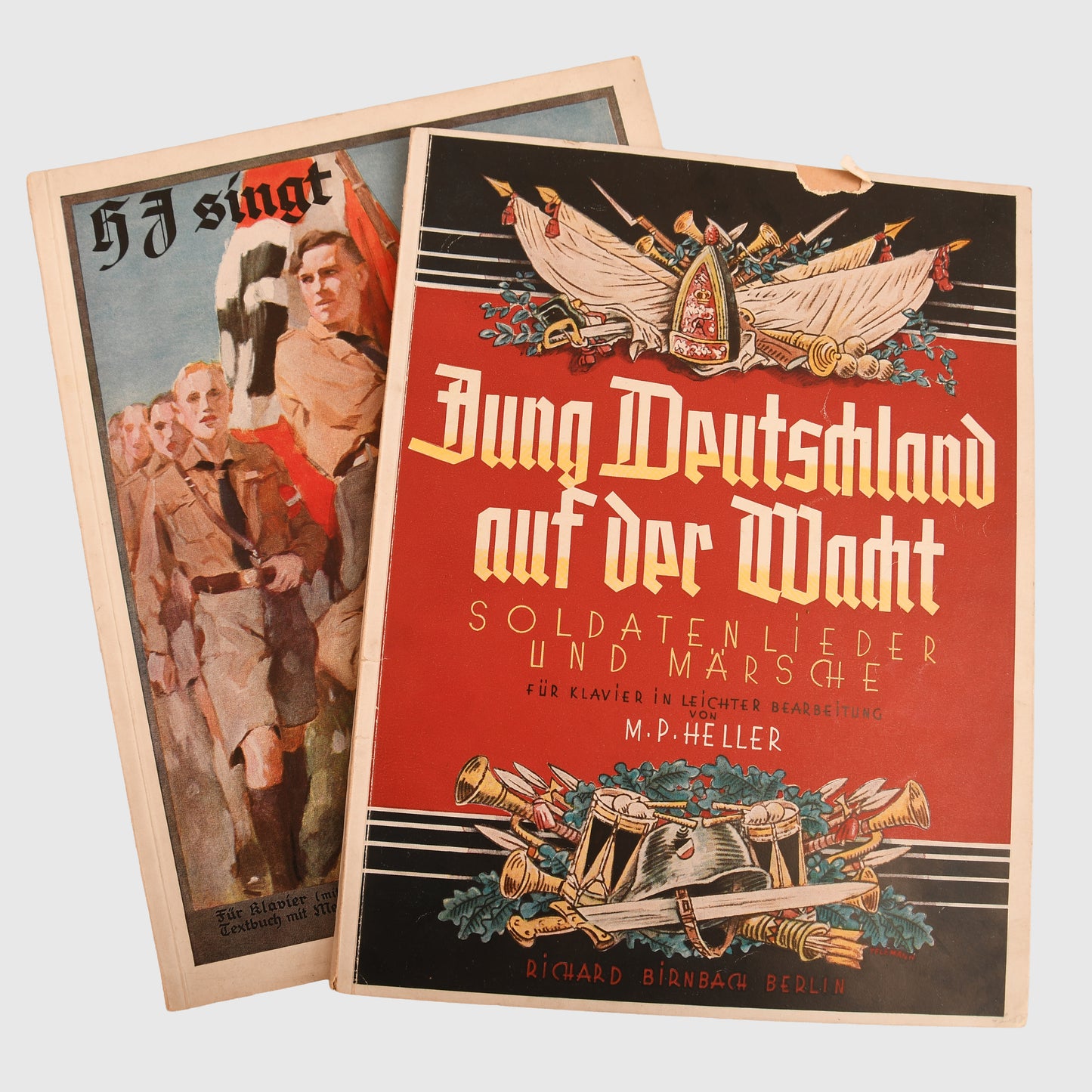 German WWII Hitler Youth Paperwork