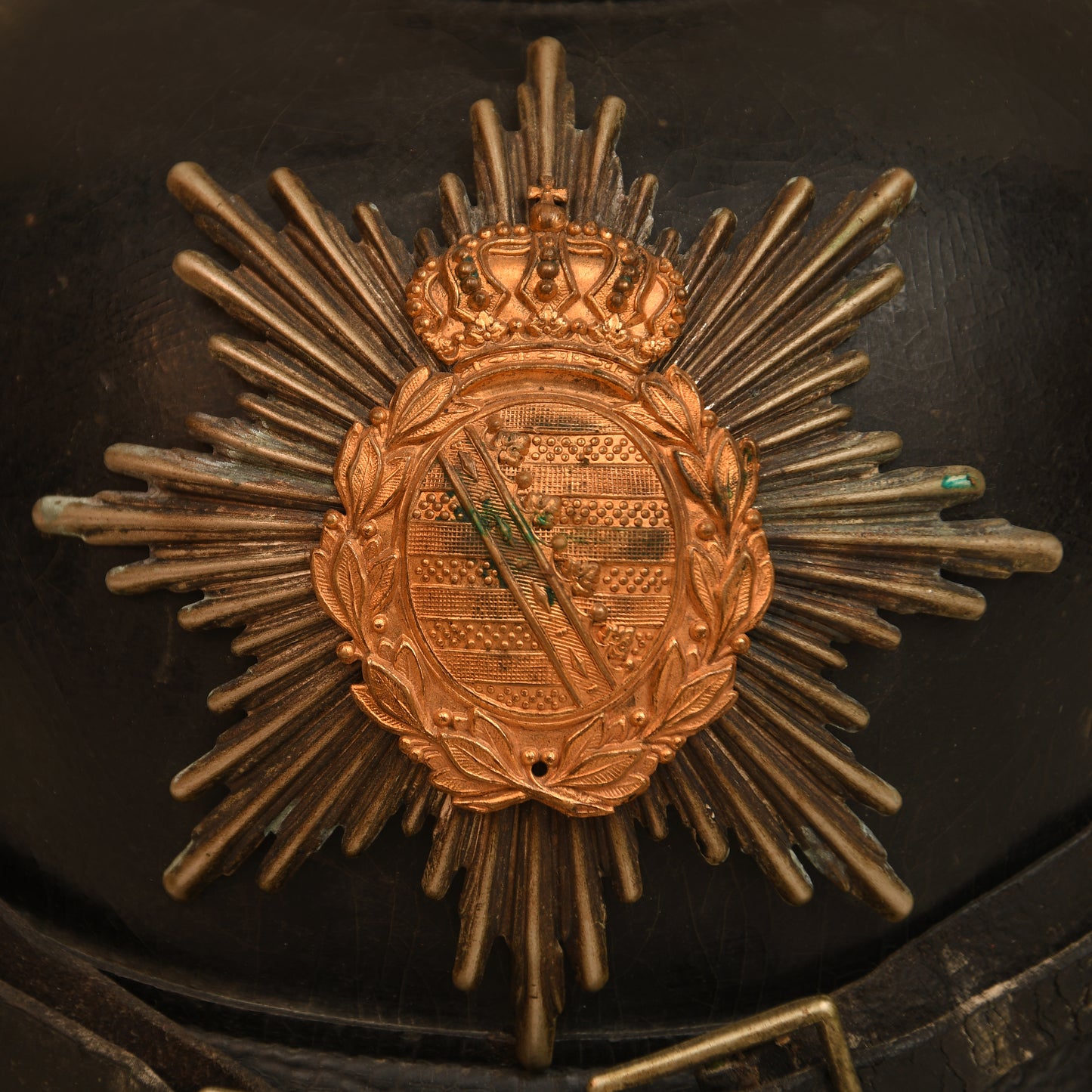 German WWI Saxon Leib Grenadier Regiment No. 100 Enlisted Ranks Pickelhaube