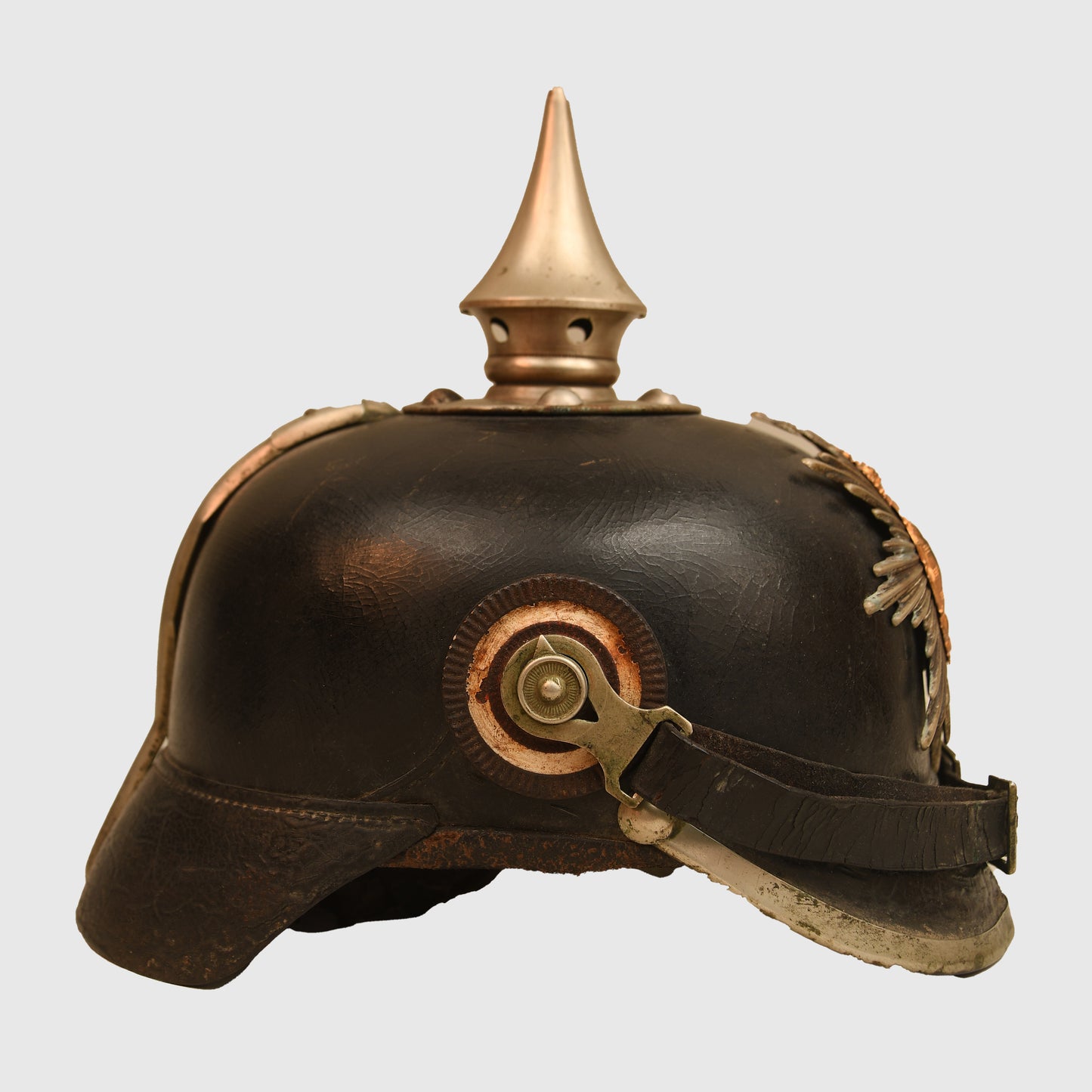 German WWI Saxon Leib Grenadier Regiment No. 100 Enlisted Ranks Pickelhaube