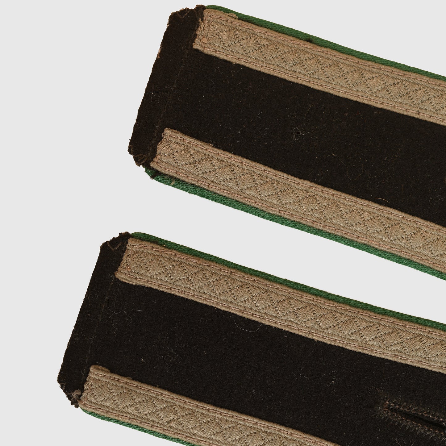 German WWII Waffen SS Unterscharführer Mountain Troops Shoulder Boards