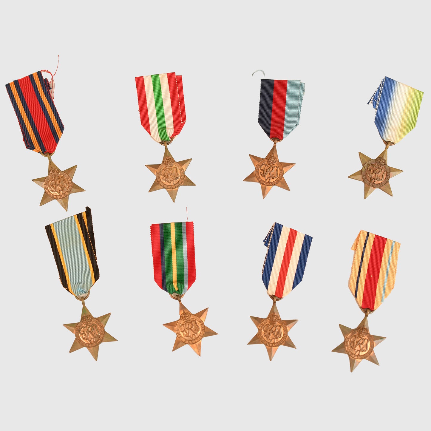 British WWII Complete Set of Campaign Stars