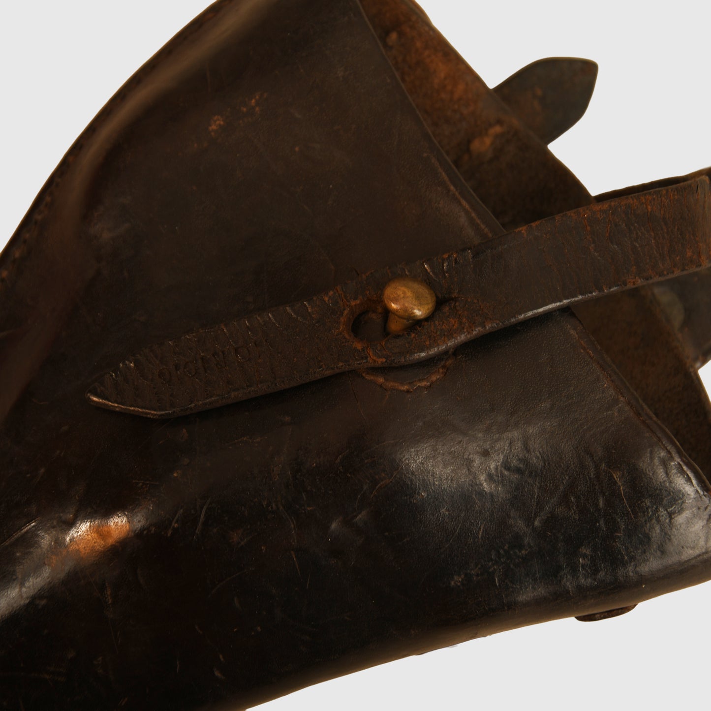 British WWI 1914 Pattern Leather Holster with 1915 Dated Cleaning Rod