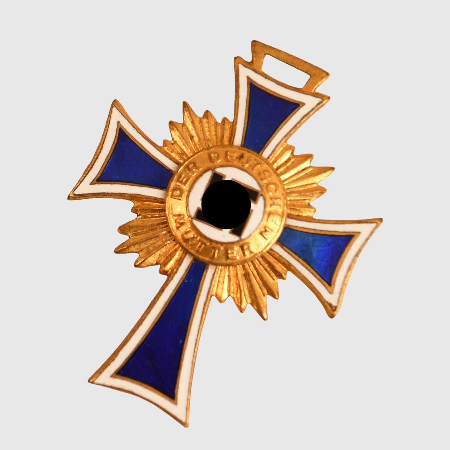 German WWII Mothers Cross in Gold, Cased