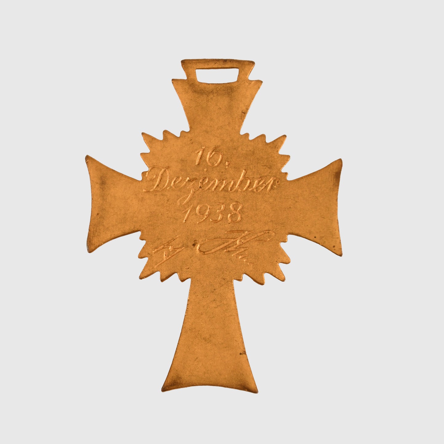 German WWII Mothers Cross in Gold, Cased
