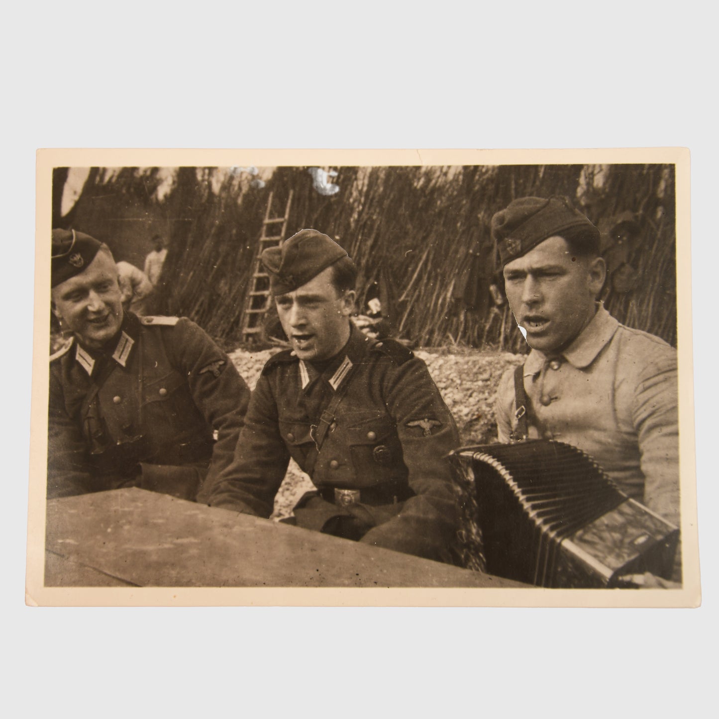 German WWII Waffen-SS German Cross in Gold Citation