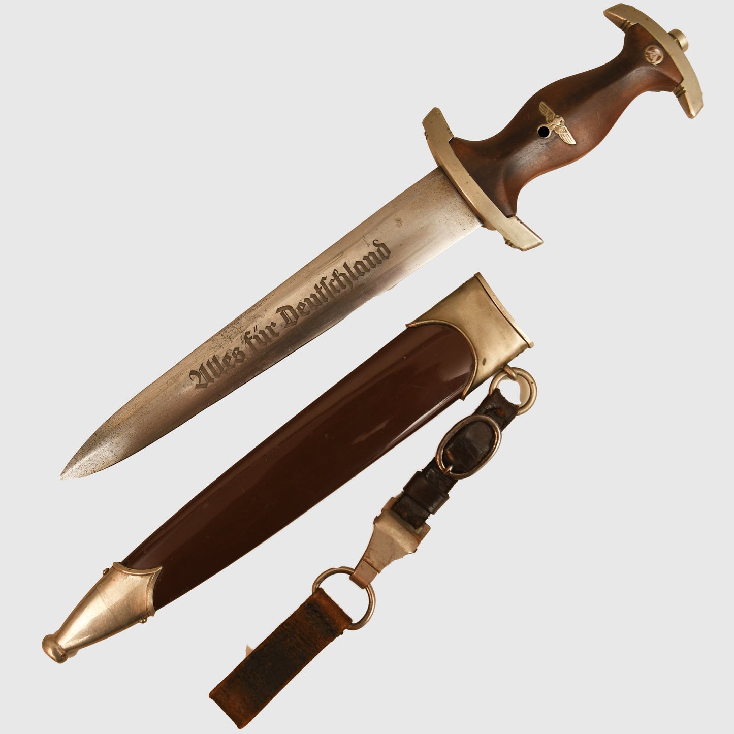 German WWII SA Model 33 Man’s Display Piece with Erased Röhm Inscription