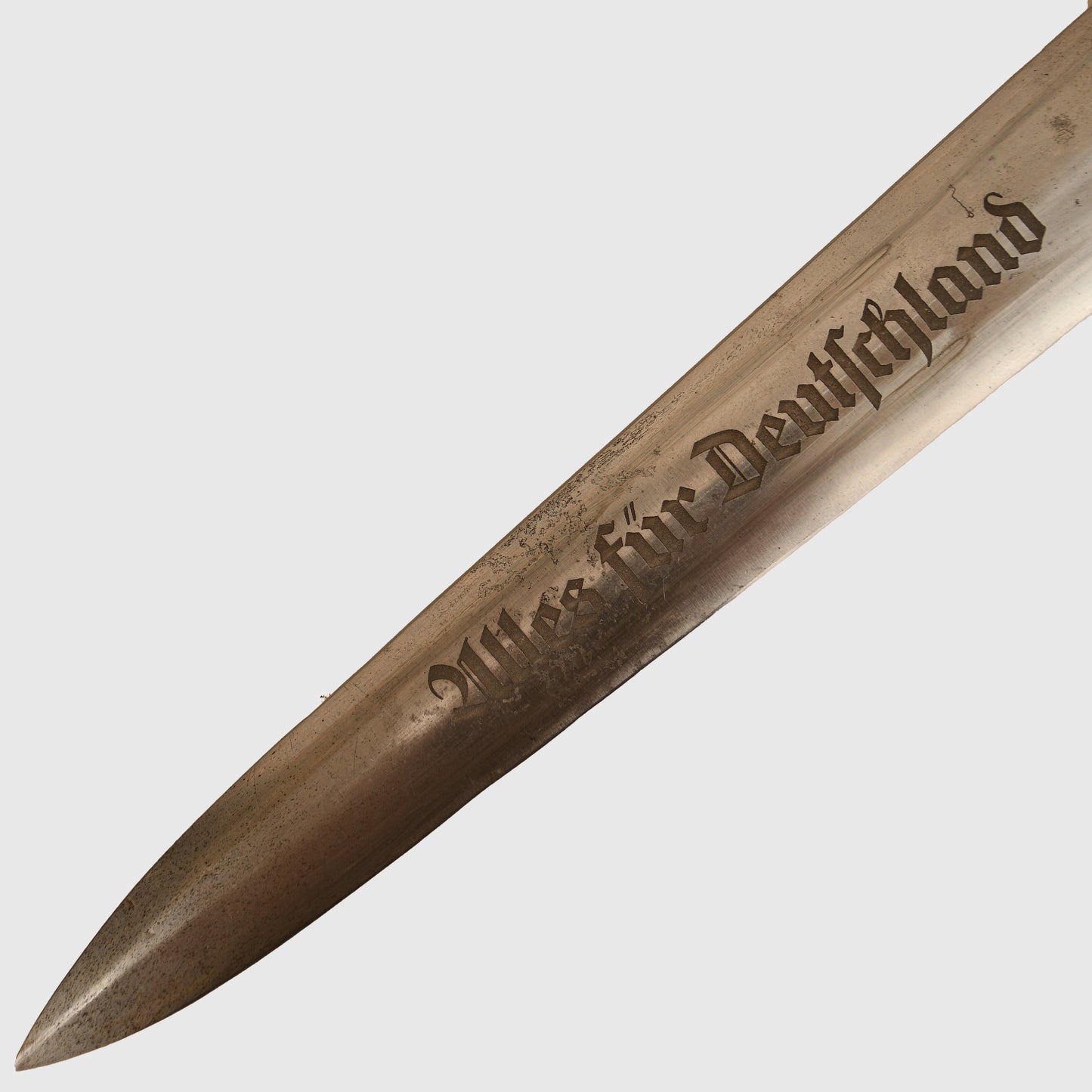 German WWII SA Model 33 Man’s Display Piece with Erased Röhm Inscription