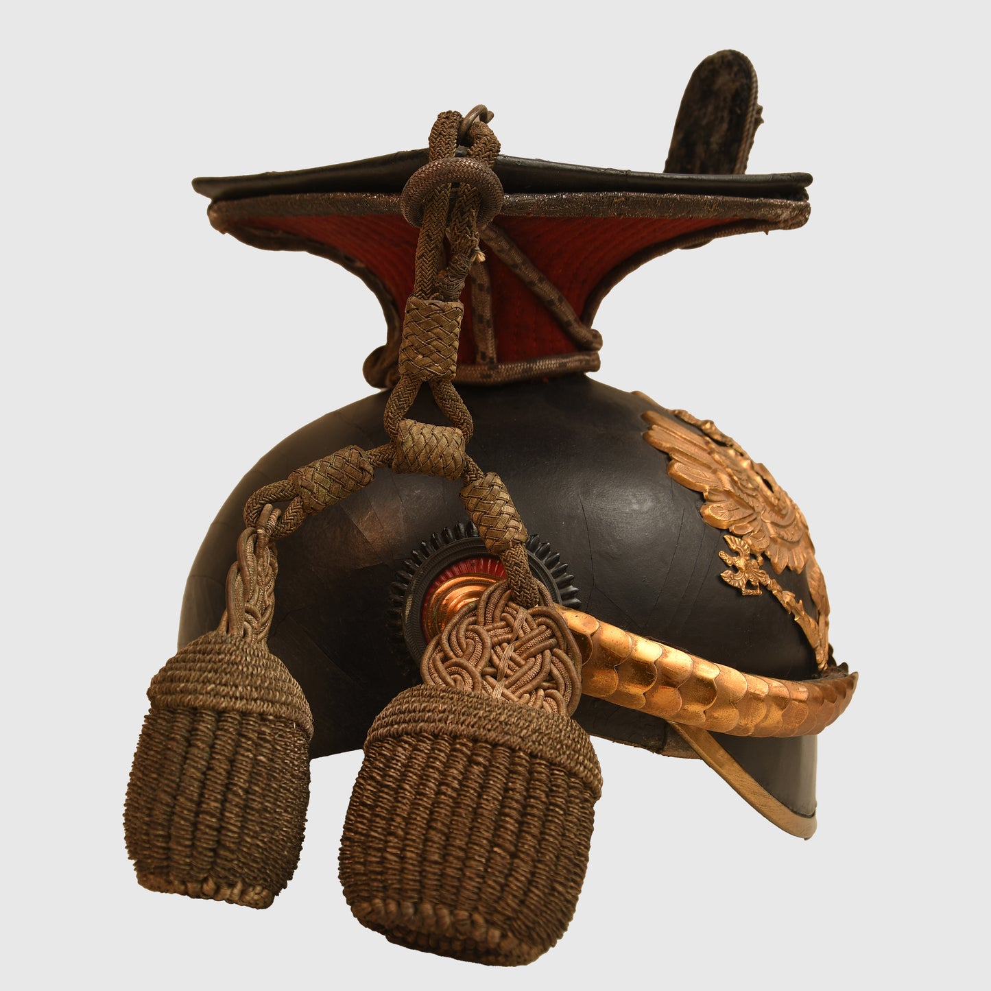 German WWI Prussian Officer’s 2nd Uhlan Regiment Helmet
